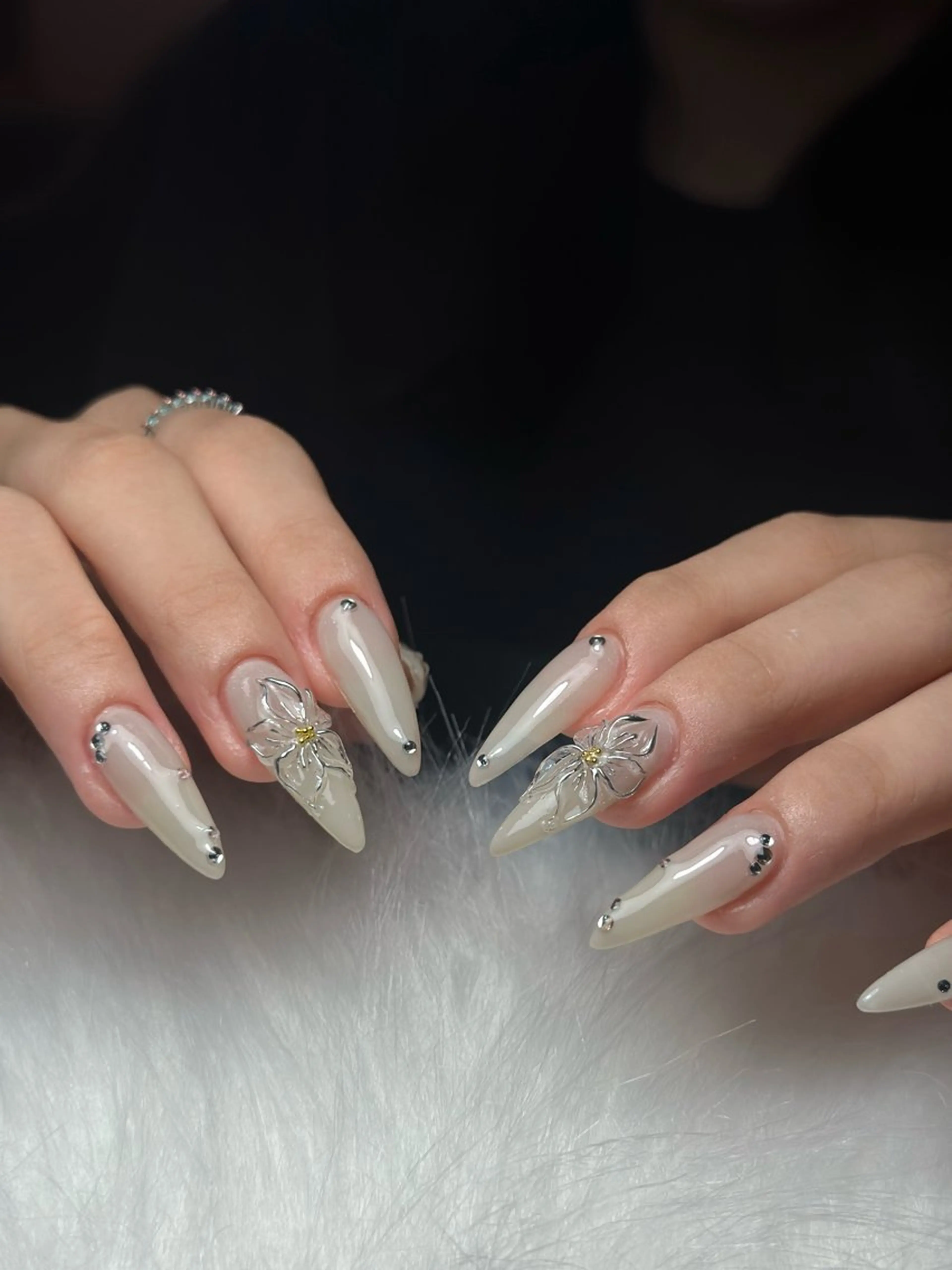 ネイル 韓国ネイル シンプルネイル ワンホンネイル ハンドネイル CoMo Nailのネイルデザイン