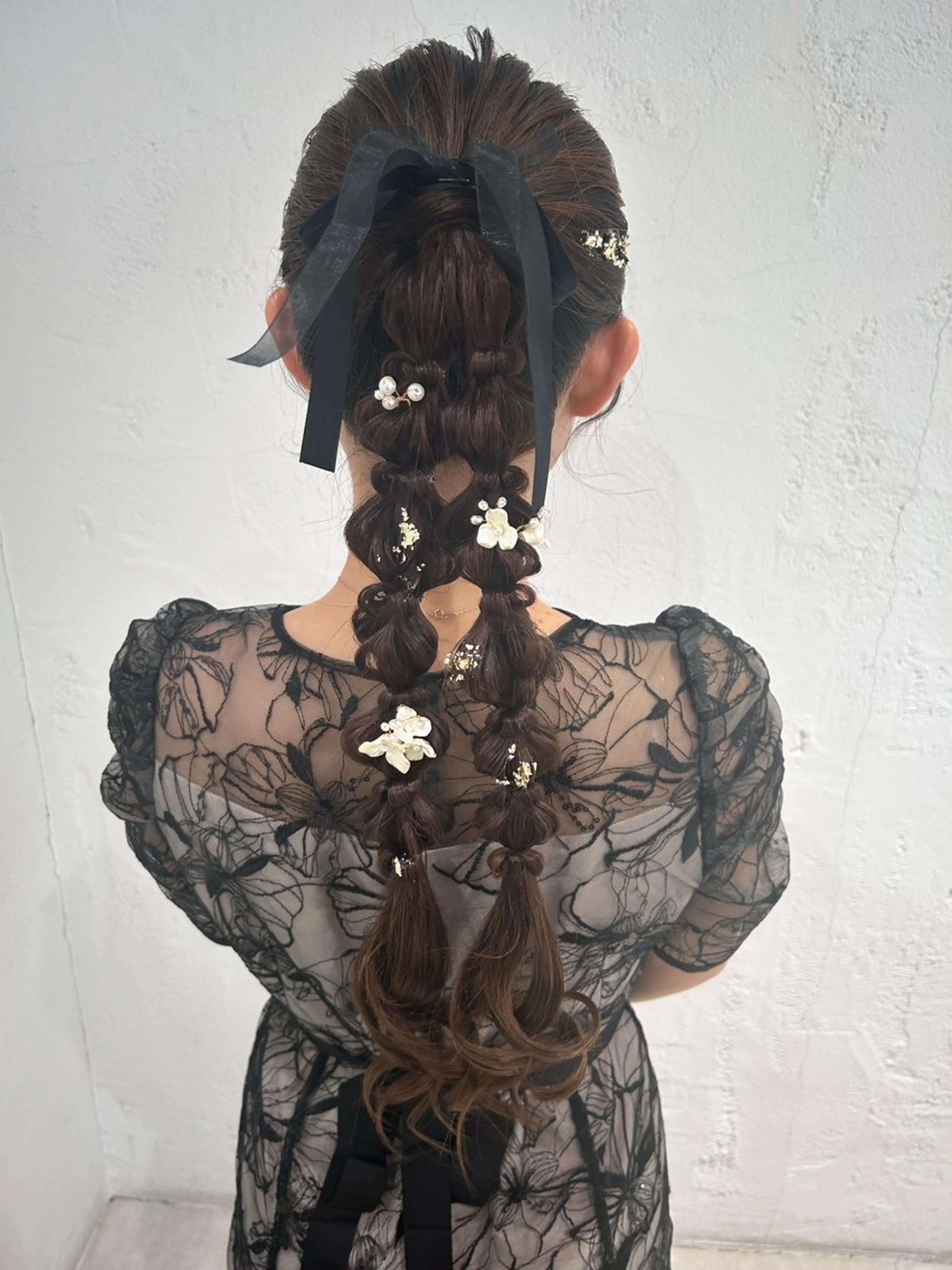 ロング ヘアアレンジ ヘアセット アレンジ/艶髪/ 艶カラー/koumeのヘアスタイル