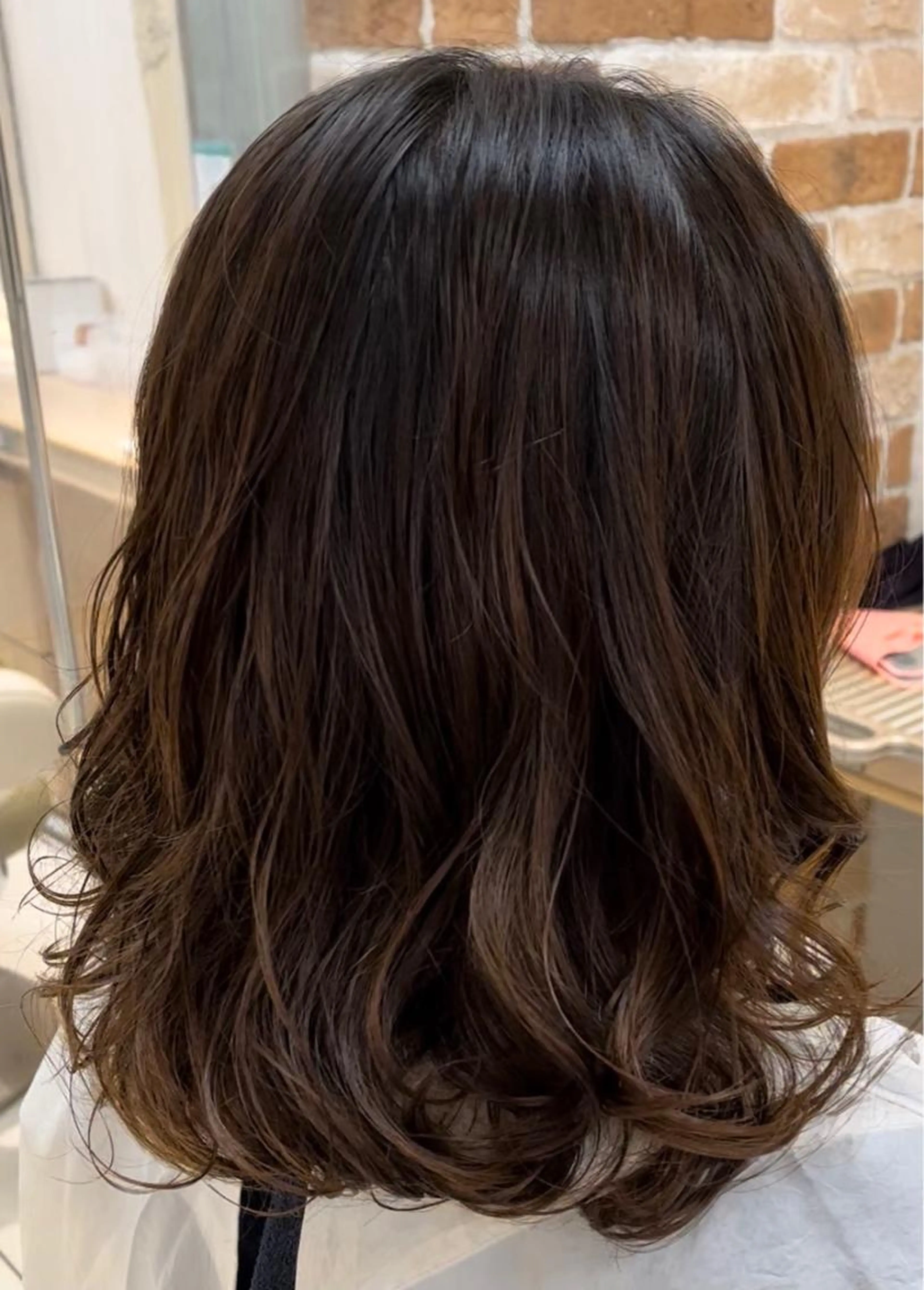 🥀🪞カット＋デジタルパーマ🥀🪞コテで巻いたようなゆるふわな仕上がりに🧸🥞の写真