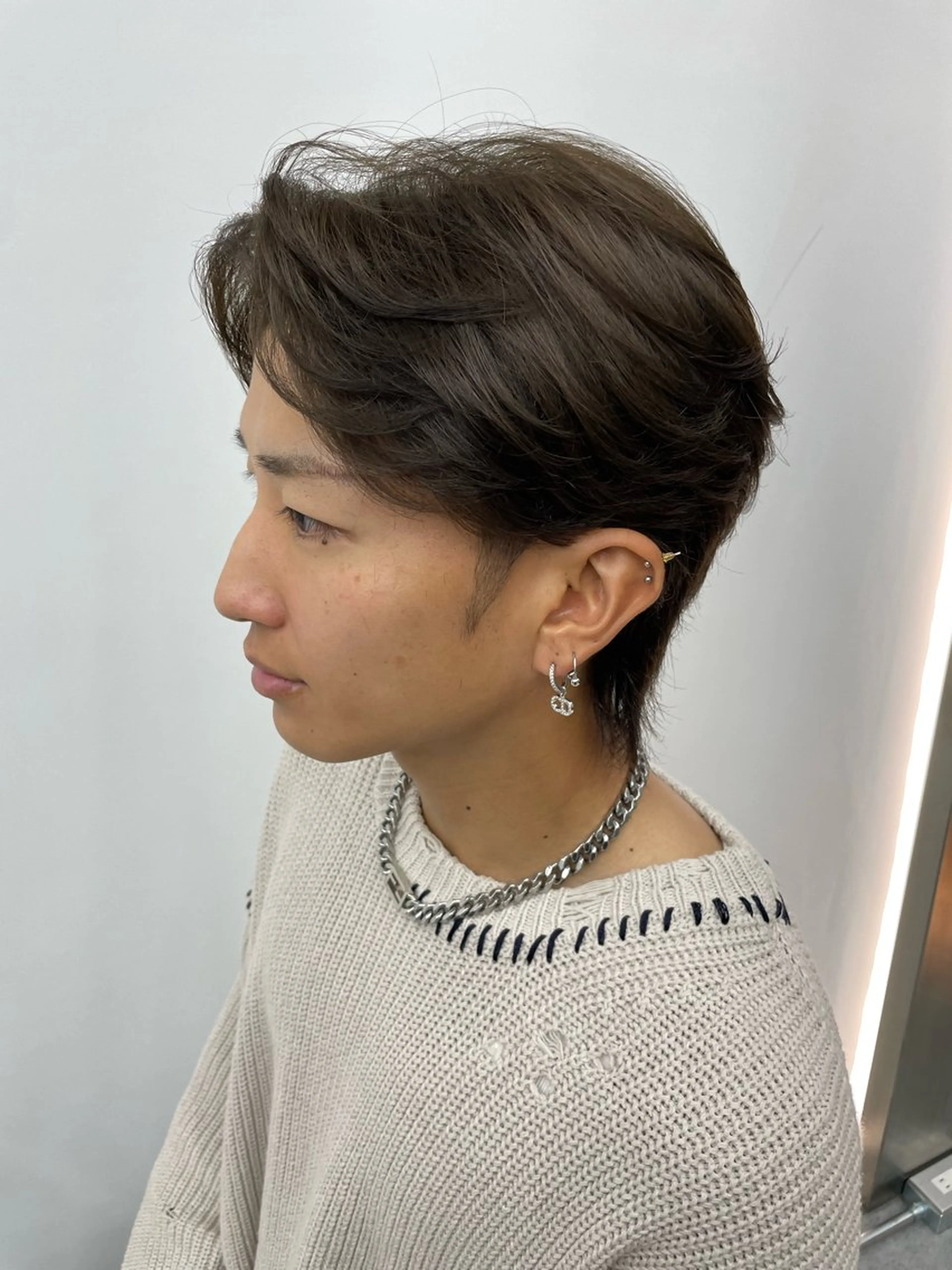 【根本からふんわり毛流れ】メンズカット+フェザーパーマ ¥12000の写真