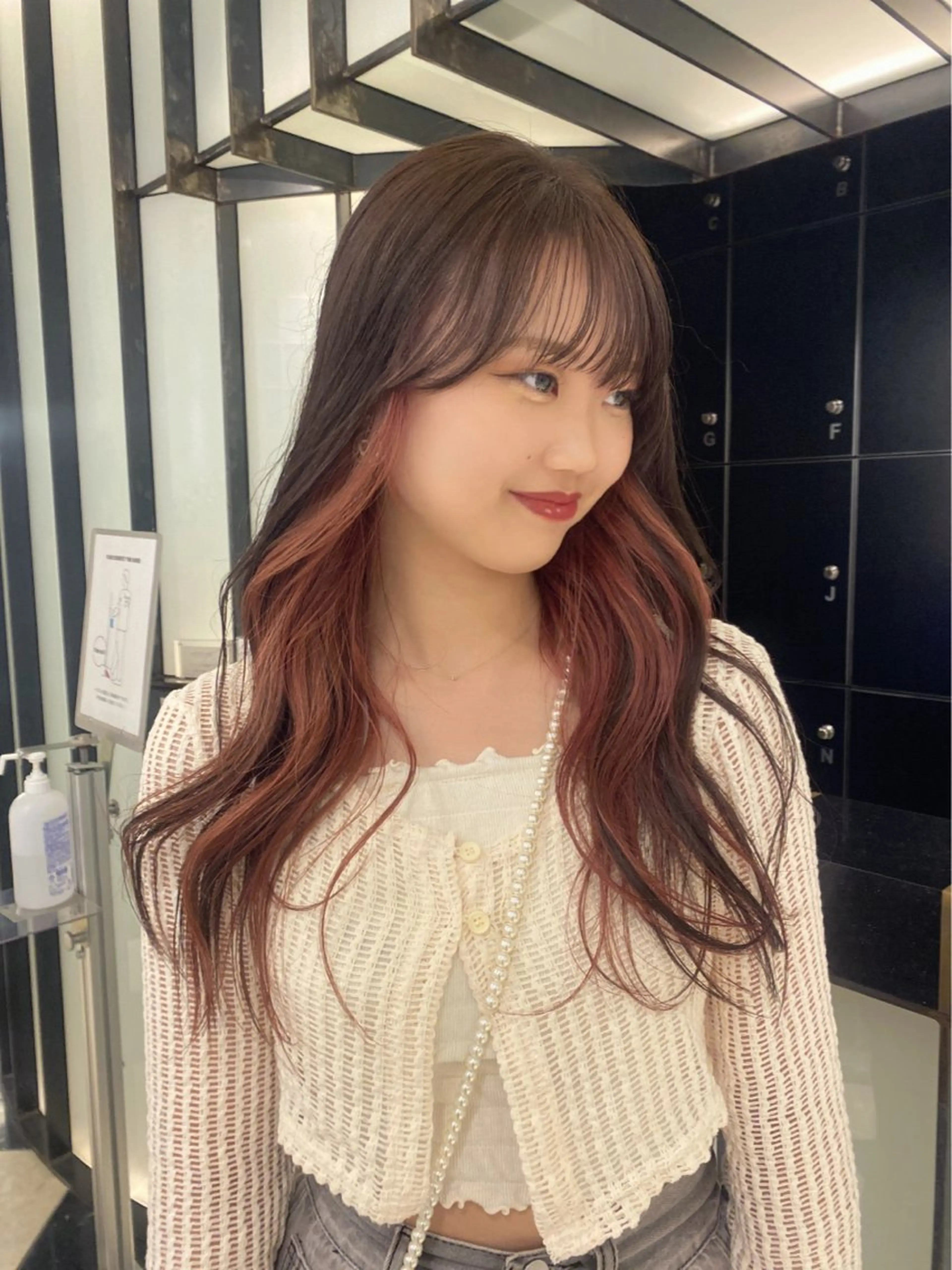 ロング 高山沙来/ストレート パーマ特化/縮毛矯正のヘアスタイル