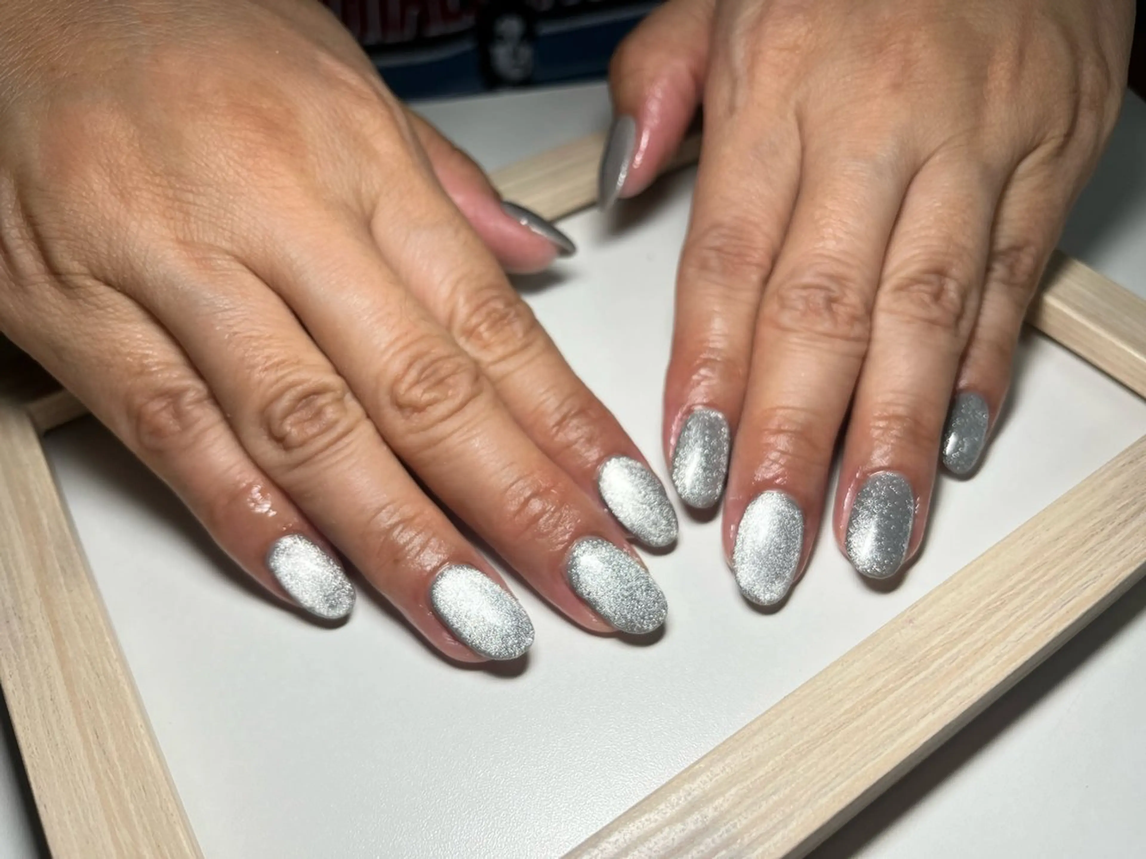 ネイル マグネットネイル ワンカラーネイル Nail salon Caco.のネイルデザイン