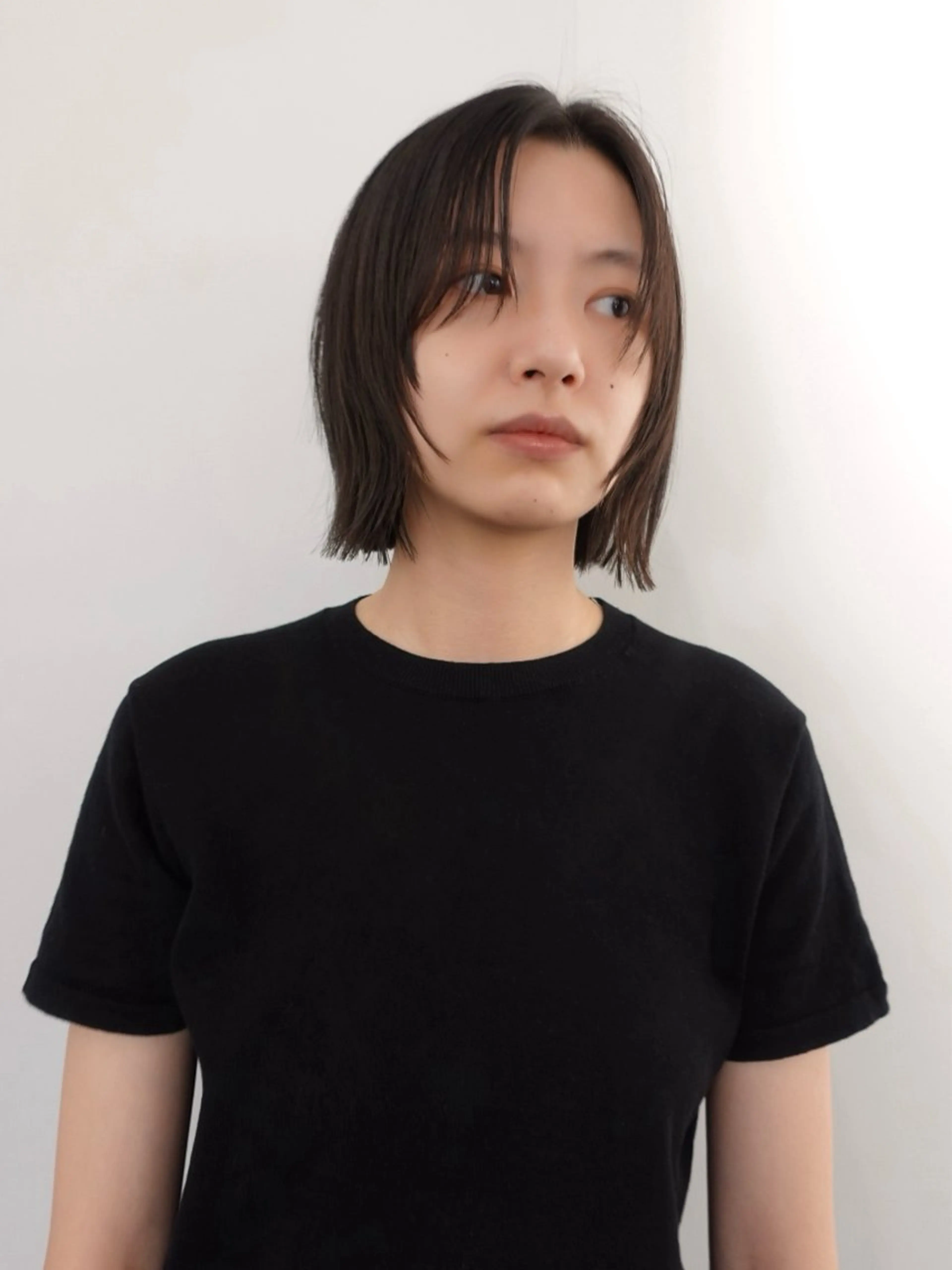 ミディアム カラー ヘアアレンジ ベージュカラー 透明感カラー オリーブベージュ カット ヘアカラー mina 🌷のヘアスタイル