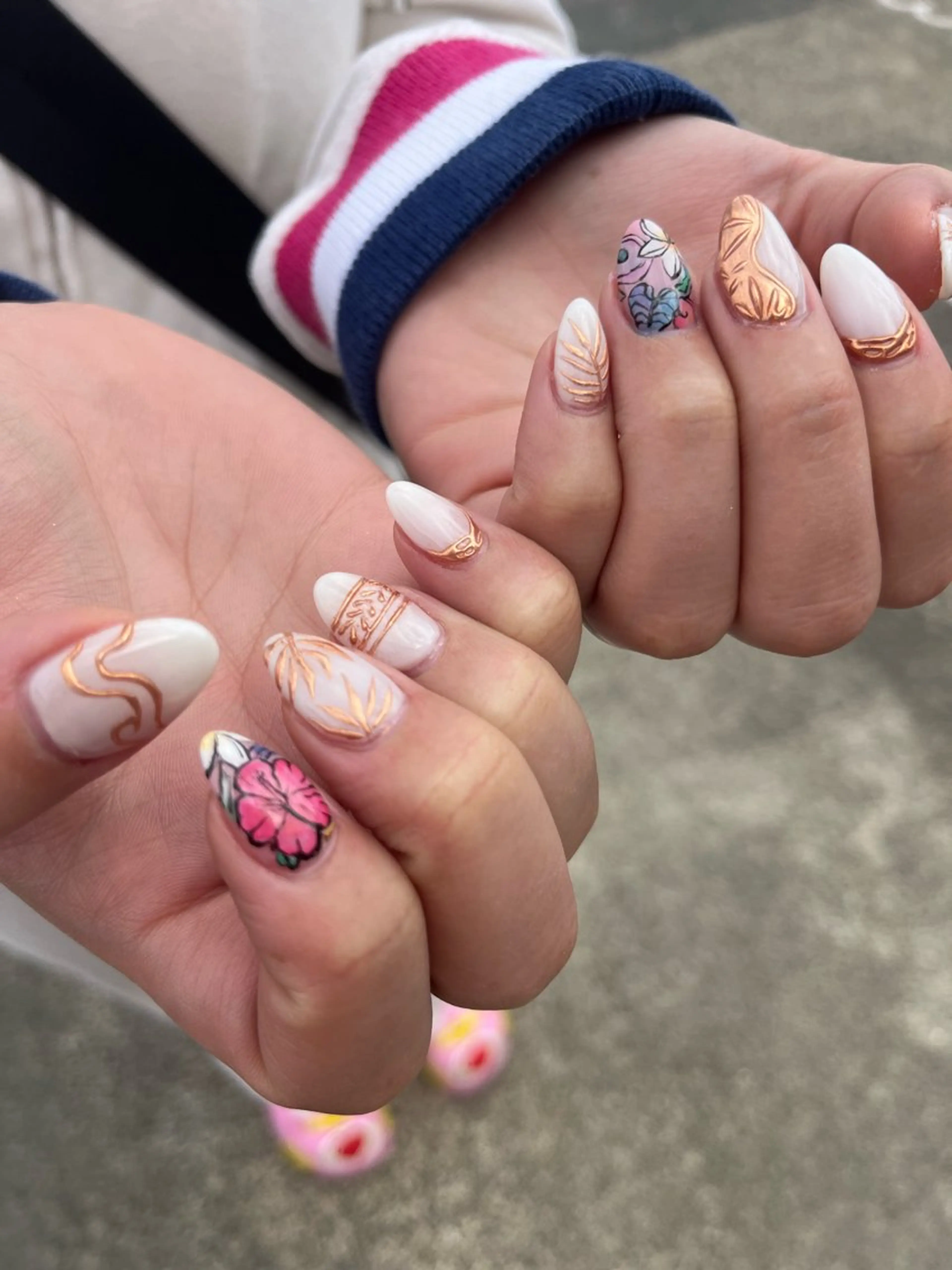 ネイル 持ち込み ハンドネイル Marina Yamagataのネイルデザイン