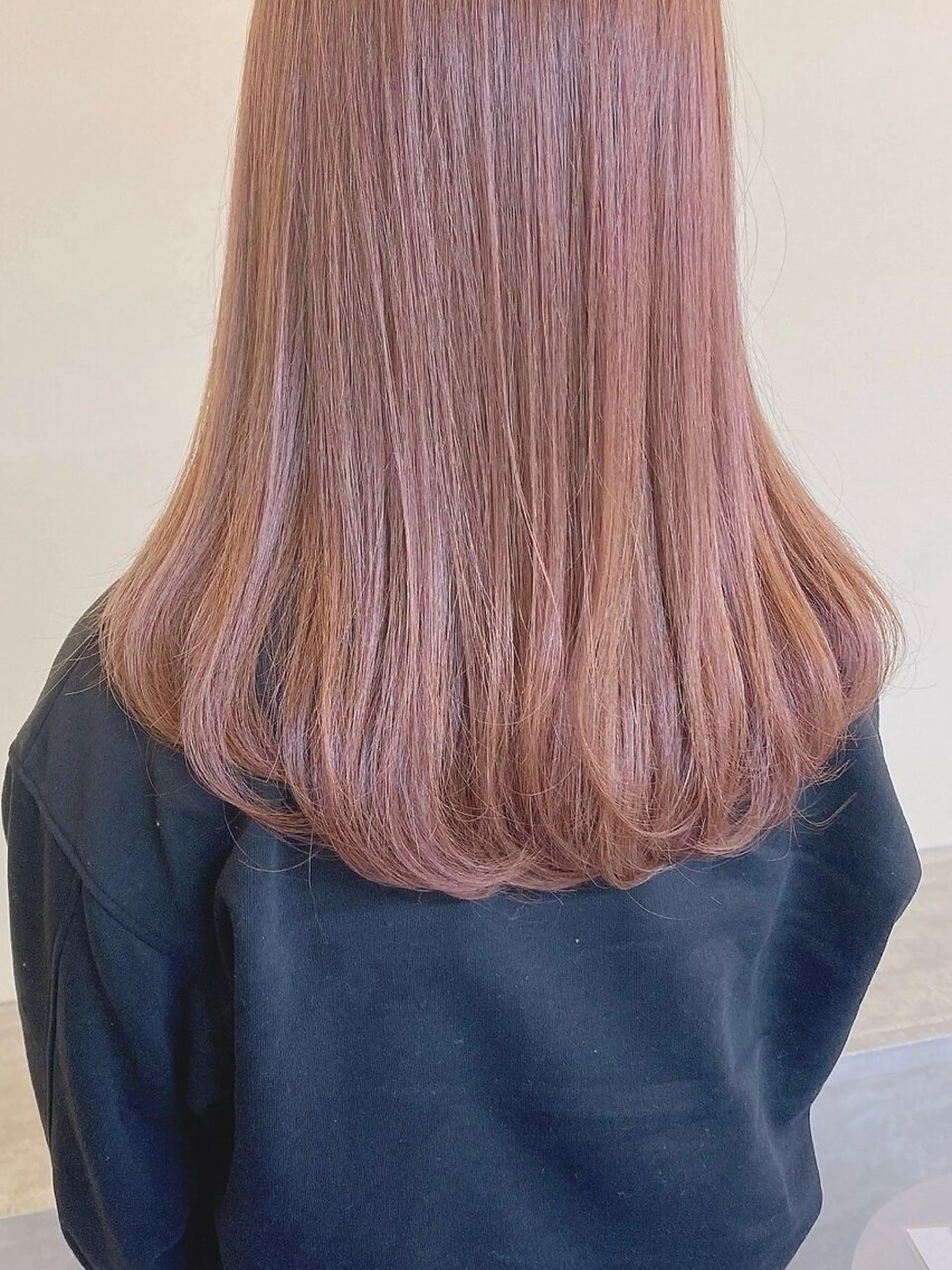 セミロング ヘアカラー 池田 恵子のヘアスタイル