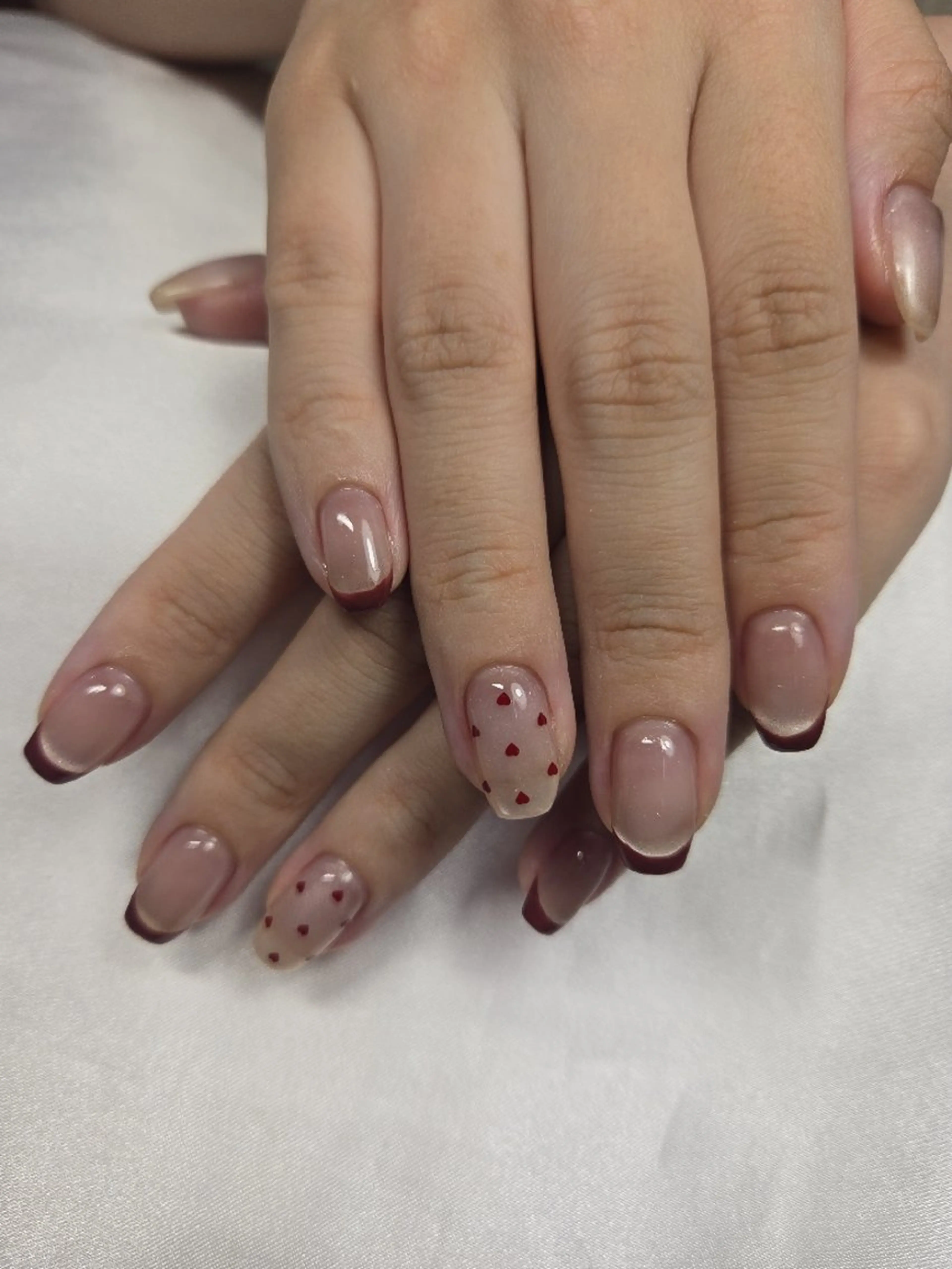 ネイル 持ち込み ハンドネイル ネイルサロンベルティ .ひとみのネイルデザイン