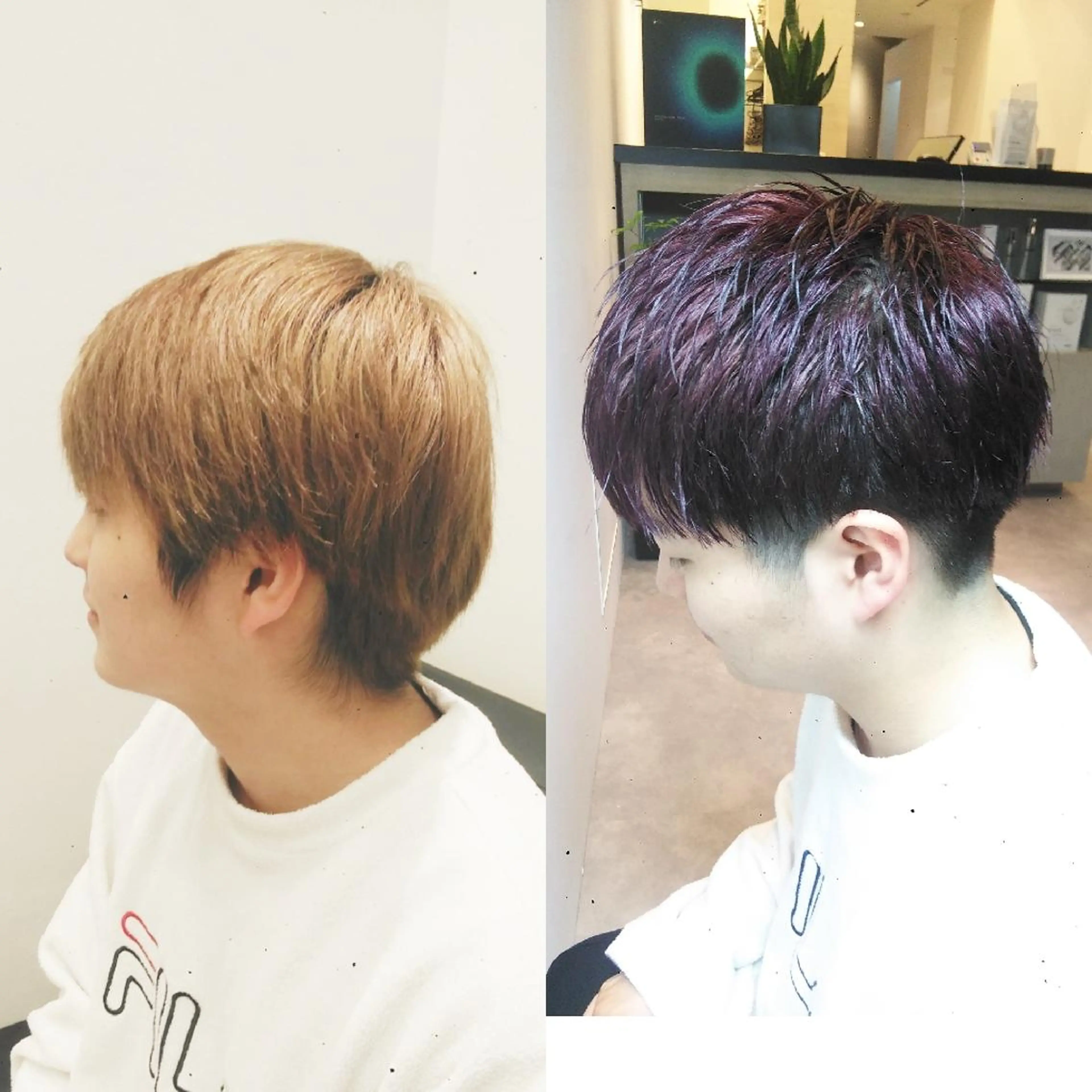 カラー メンズ メンズNo.1💥 ユウトのヘアスタイル