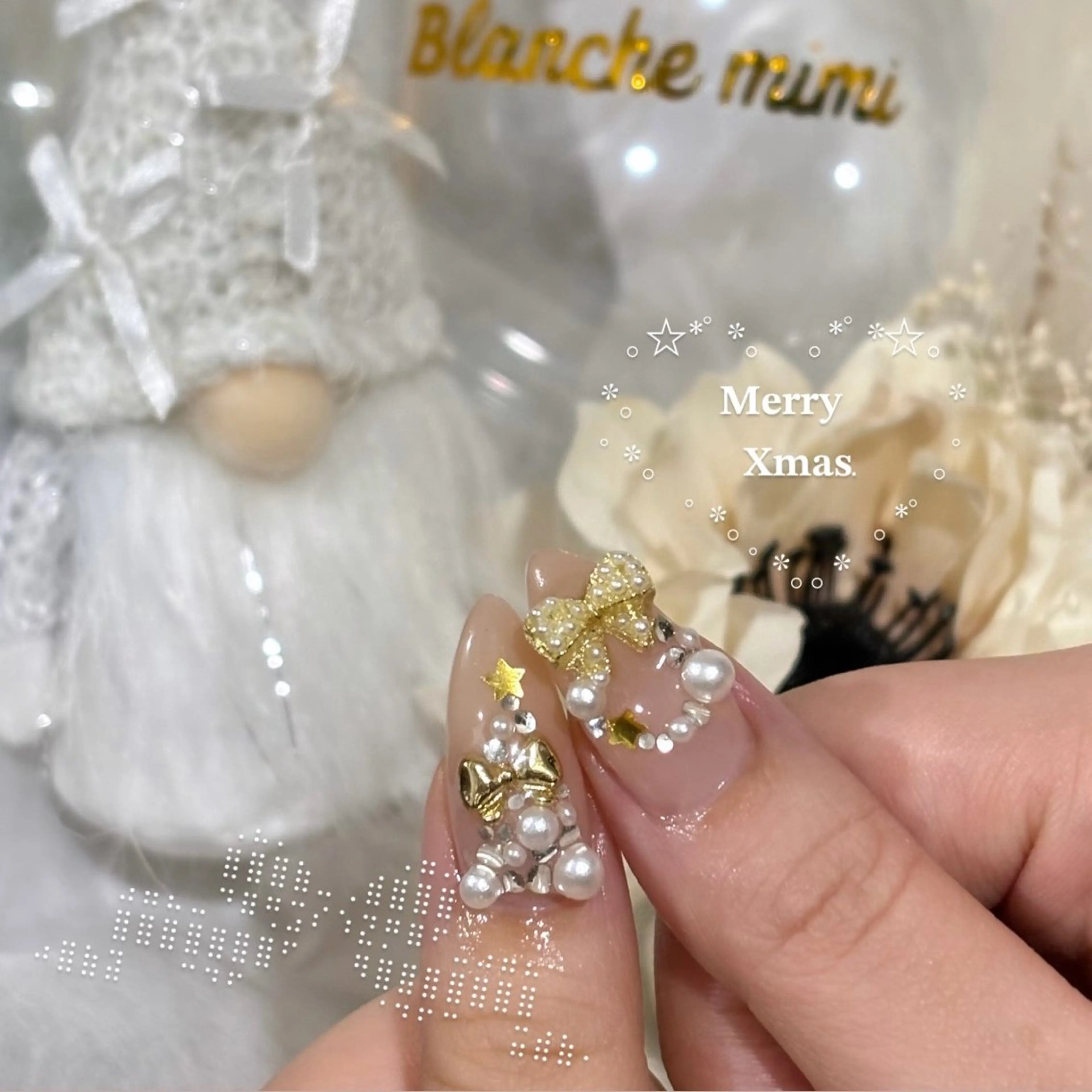 ネイル ハンドネイル Blanche mimi.u_aのネイルデザイン