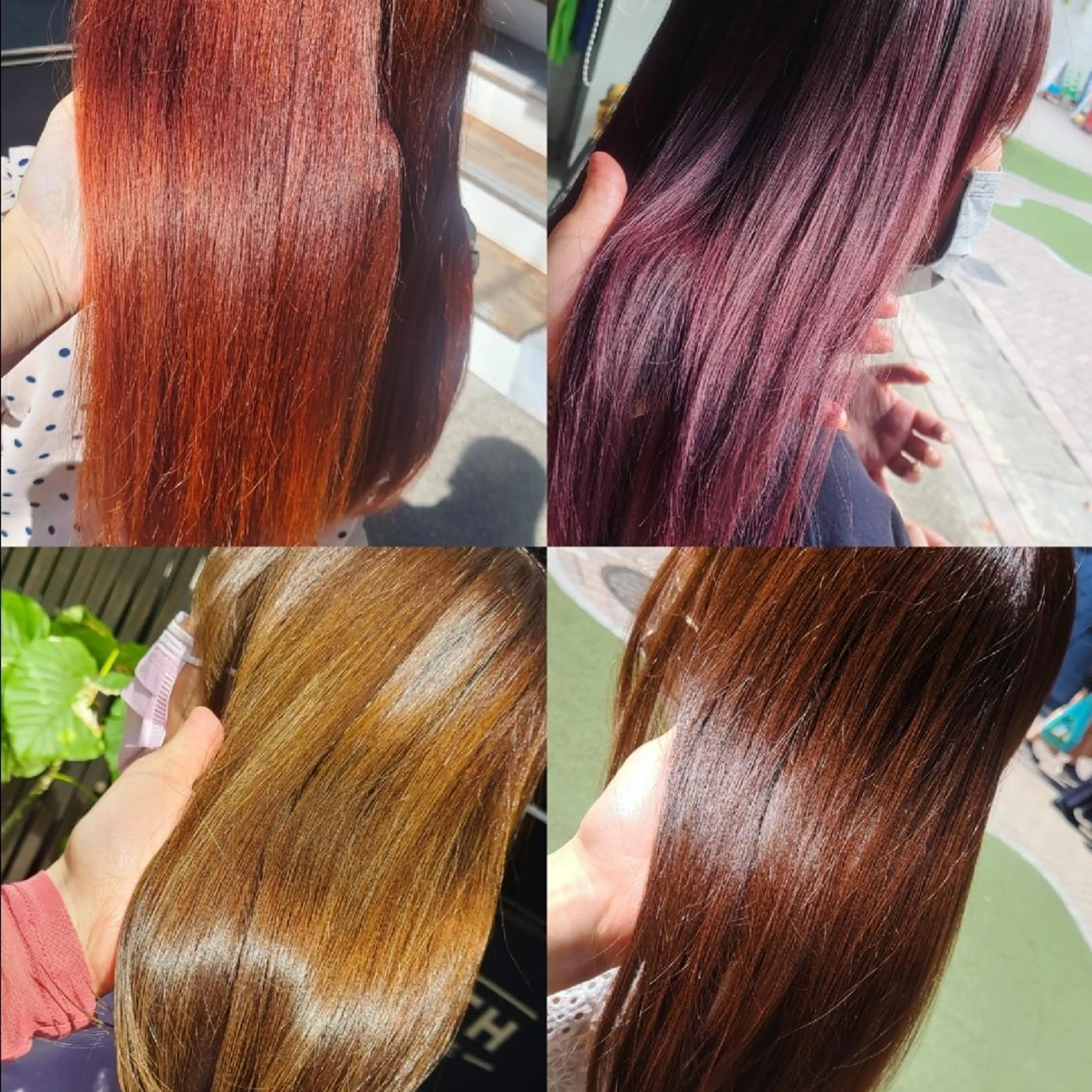 ロング カラー 似合わせカット 西田 理沙のヘアスタイル