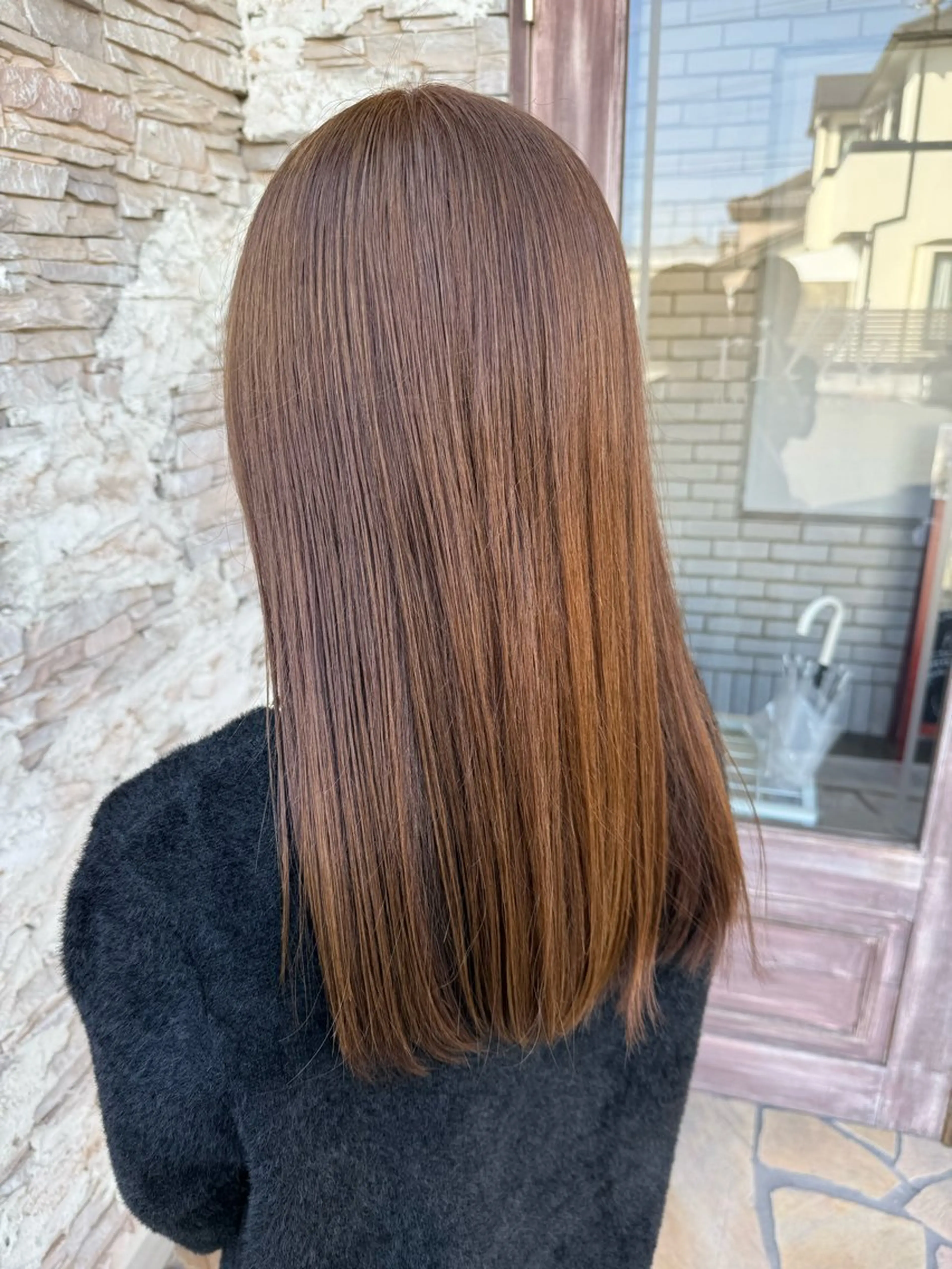 カラー 一宮　　透明感カラー 髪質改善　ヘッドスパのヘアスタイル