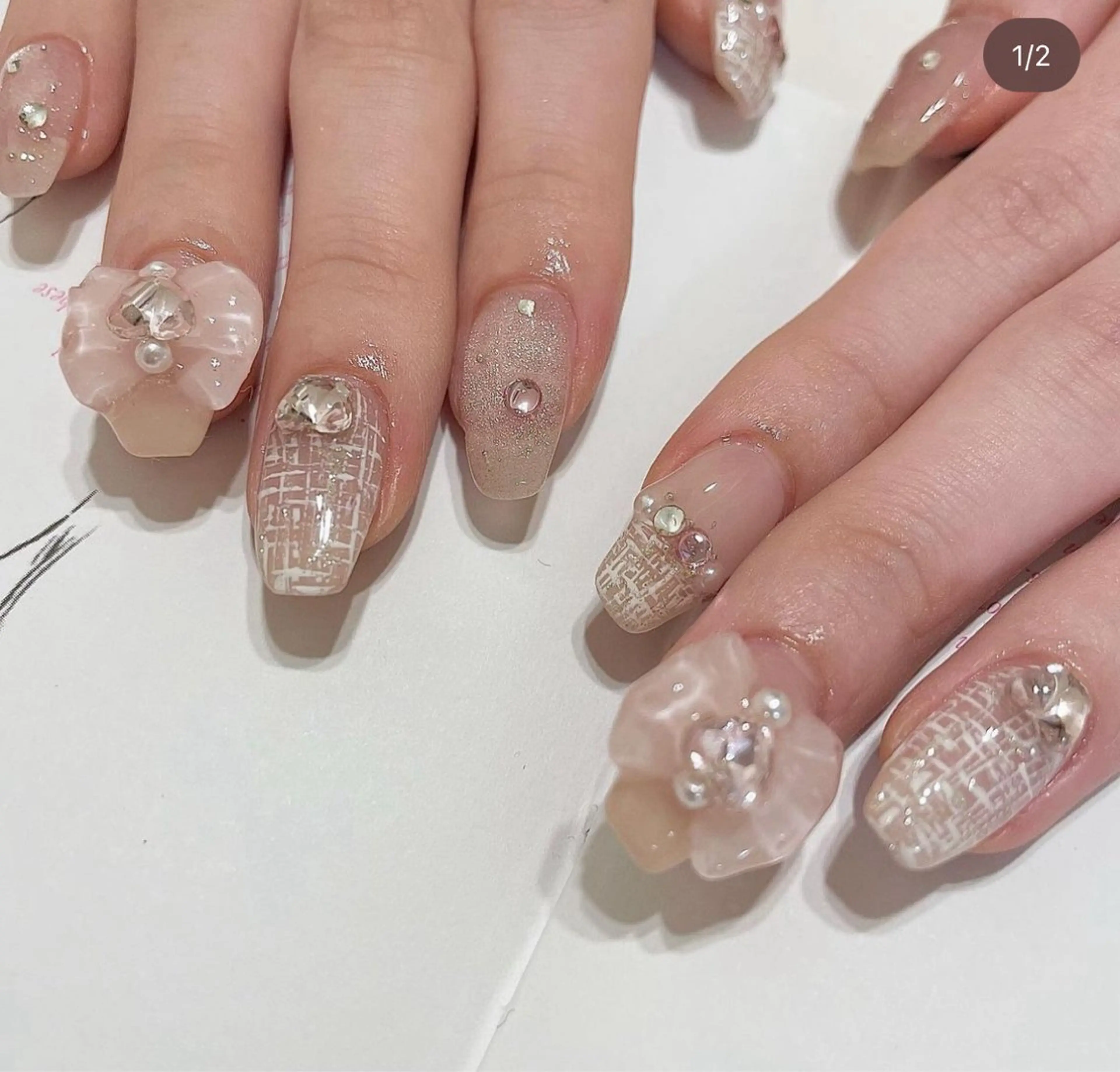 ネイル ハンドネイル ハンドケア ﾐﾙﾌｨｰﾕ /Tomoeのネイルデザイン