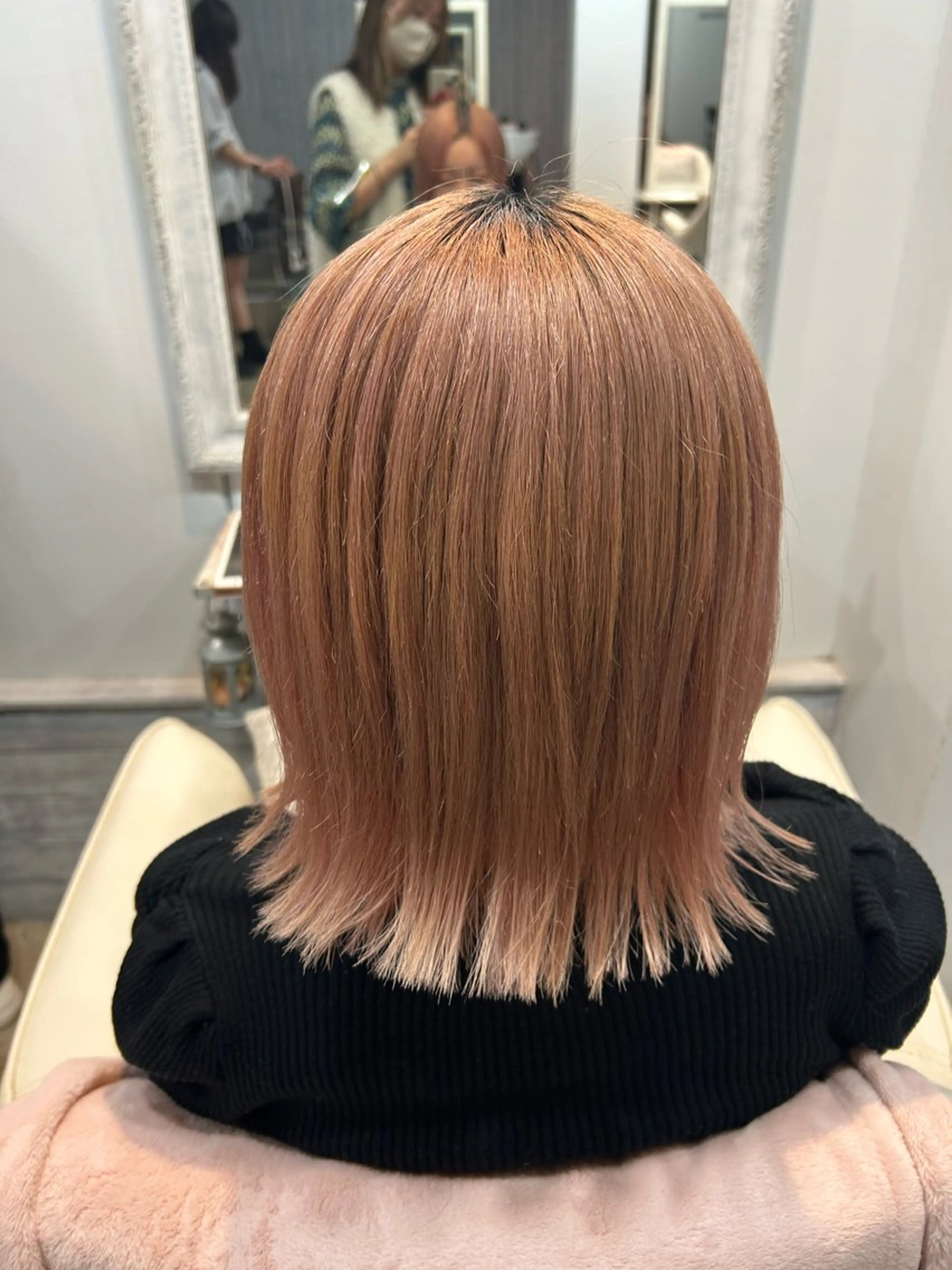 ミディアム bouquet 野口晴菜のヘアスタイル