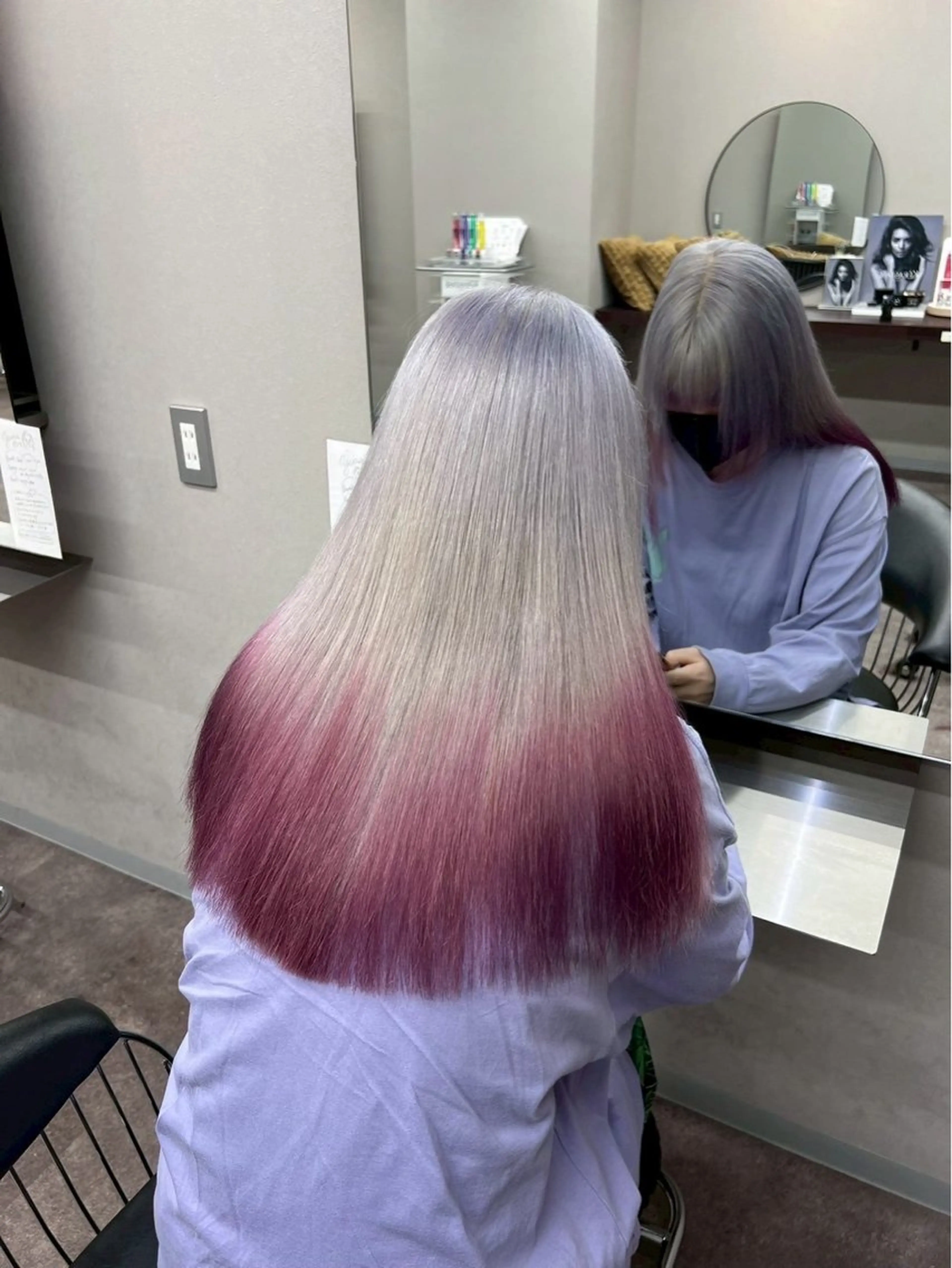 カラー 一宮 淚のヘアスタイル