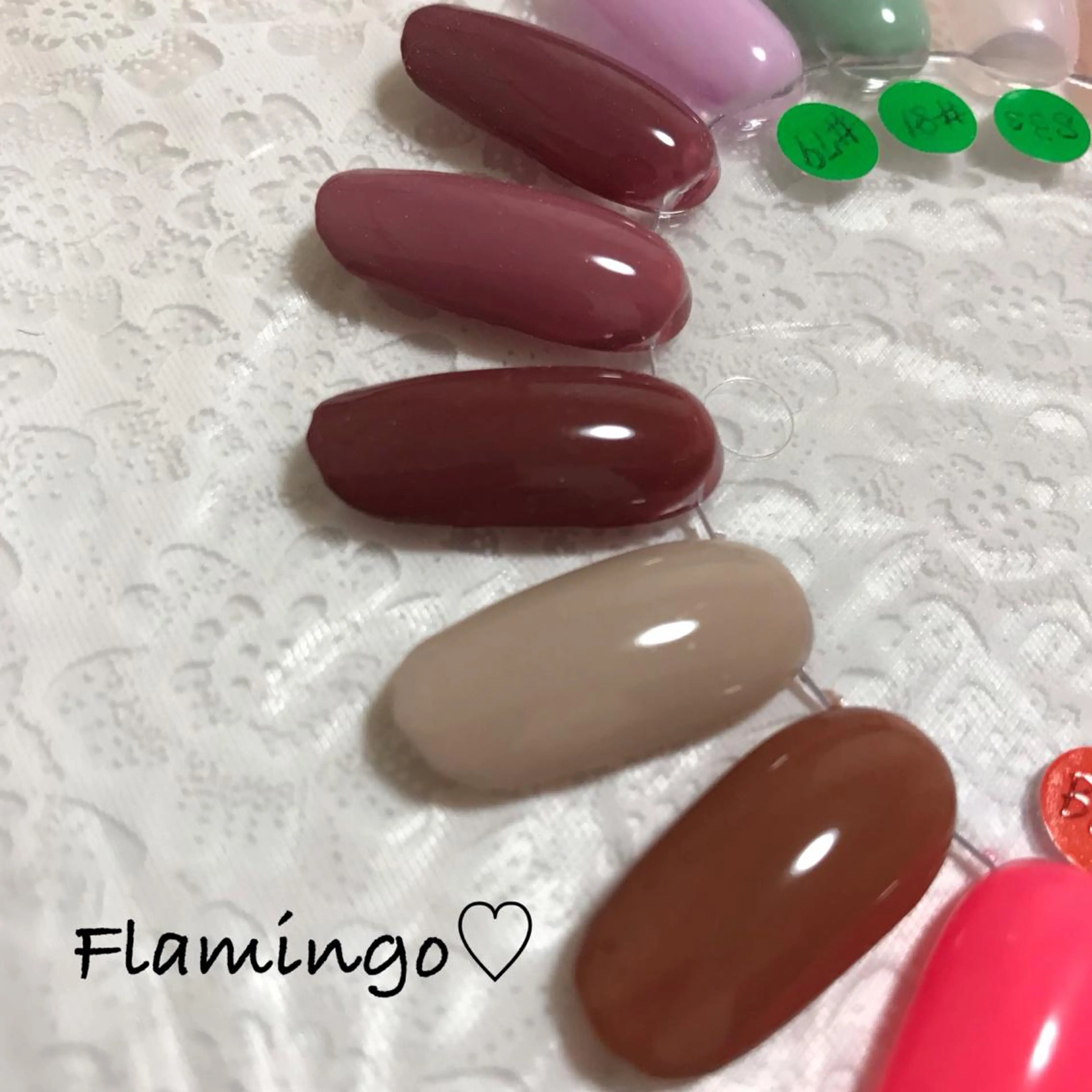 ネイル ピンク フィルイン／自爪育成 ／爪に優しい施術のネイルデザイン