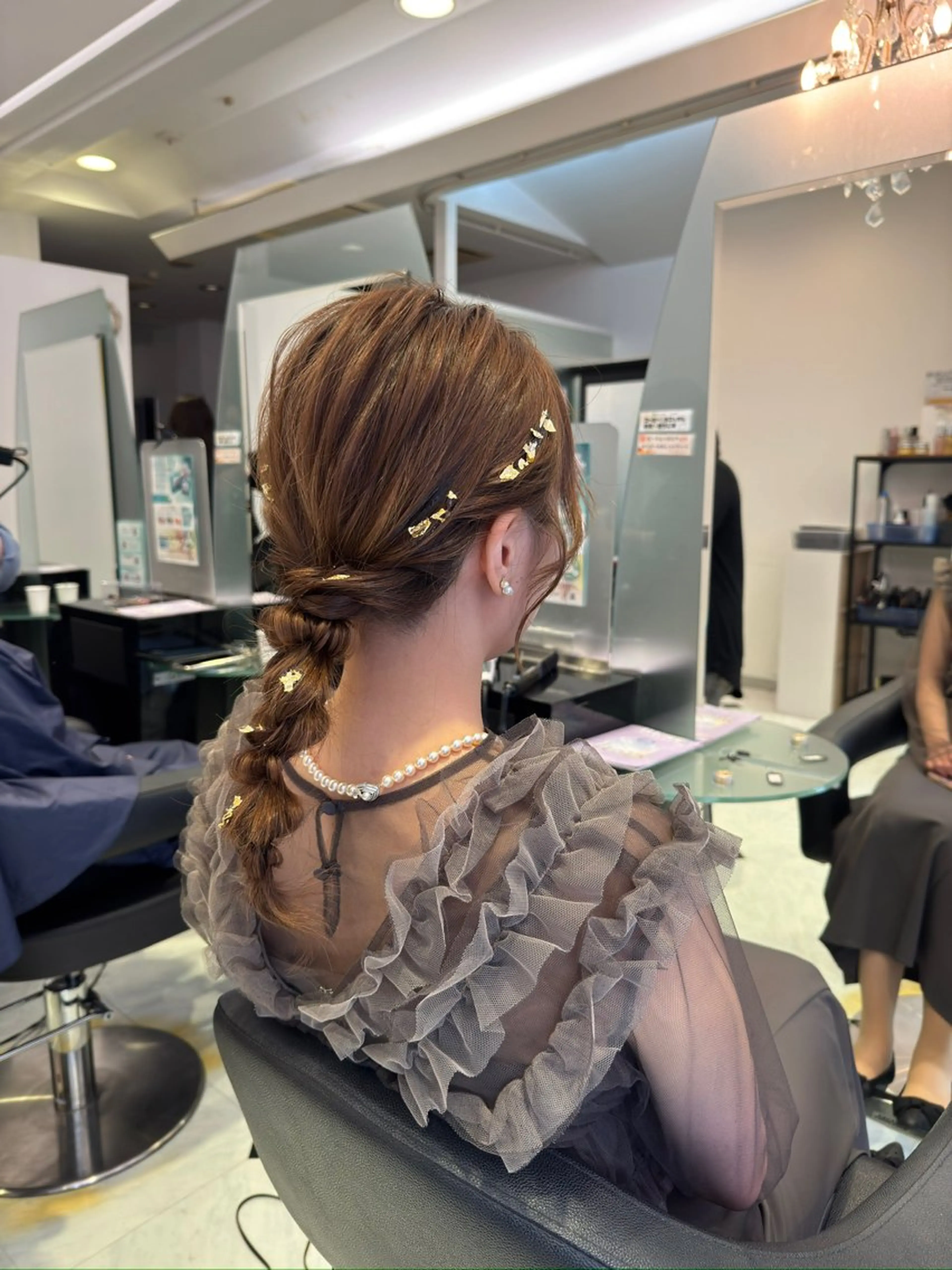 セミロング ヘアアレンジ ヘアセット MURATA KOHEIのヘアスタイル