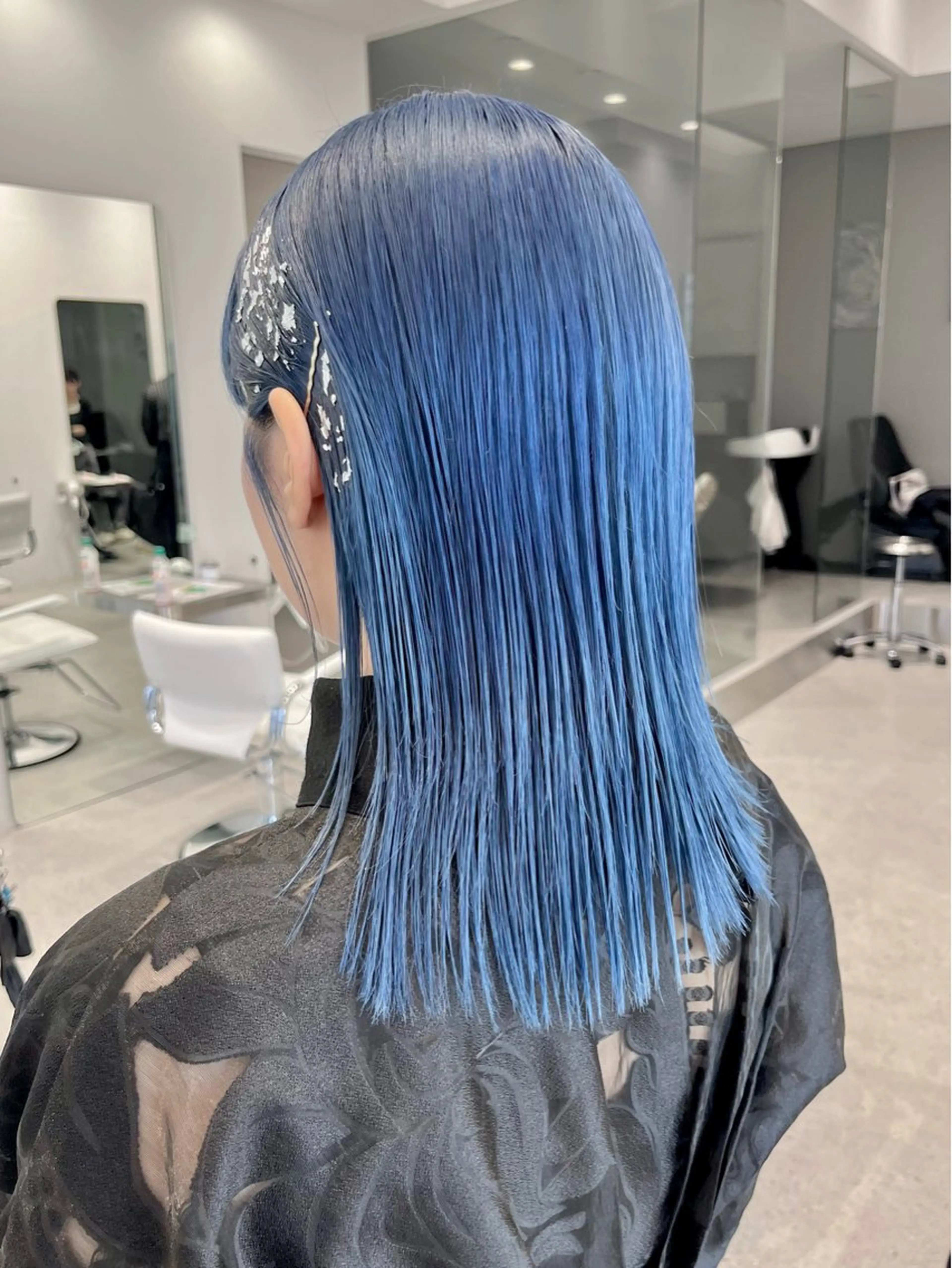 カラー ブリーチ カット ヘアカラー AIKA🤍 カットモデル募集🫧のヘアスタイル
