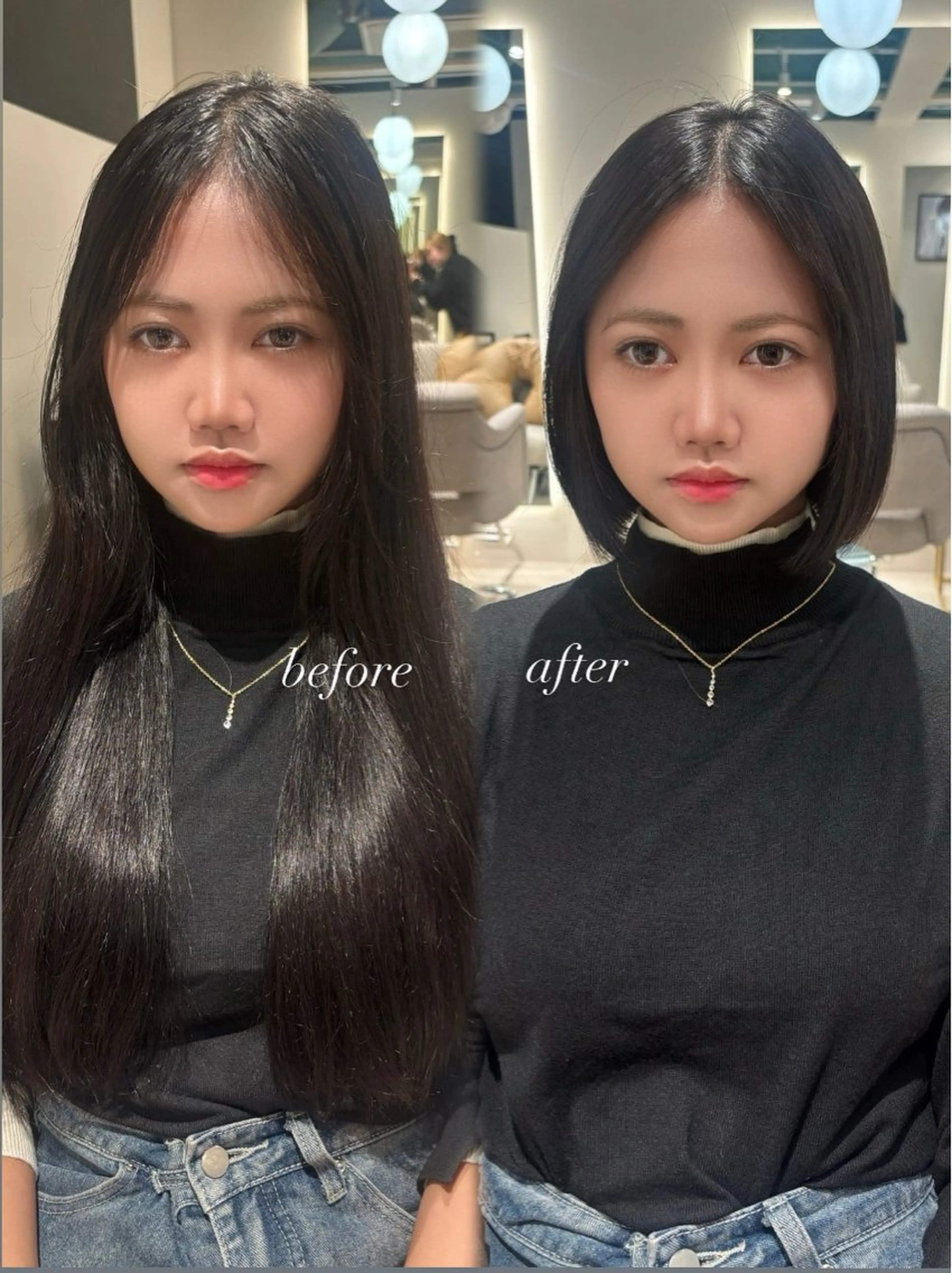 ショート ボブ レイヤーカット/ 透明感カラー🤍楓のヘアスタイル