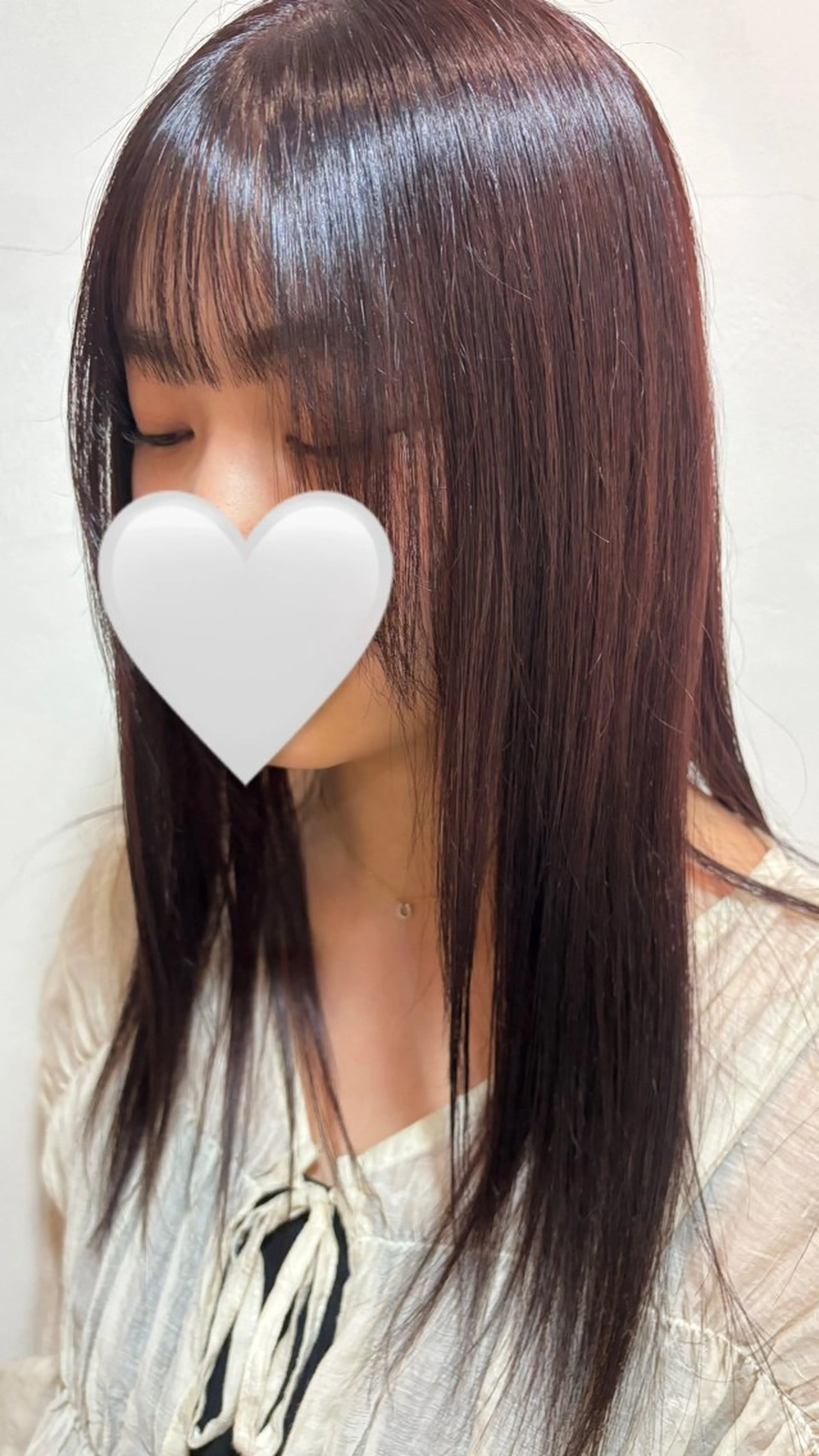 ロング カラー イナイ ハルカのヘアスタイル