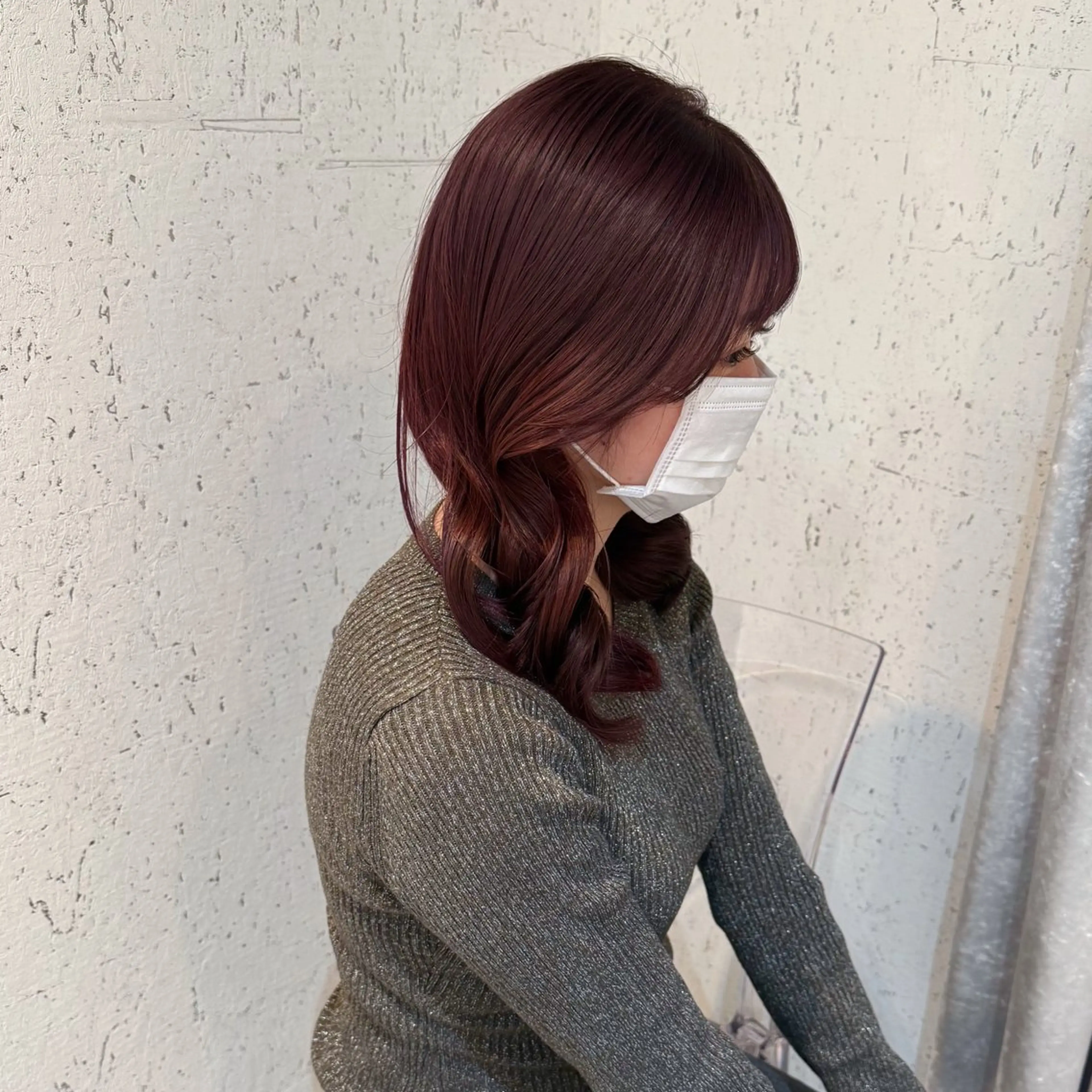 ミディアム カラー 似合わせカット カット ヘアカラー トリートメント mai / linoah˚✧のヘアスタイル
