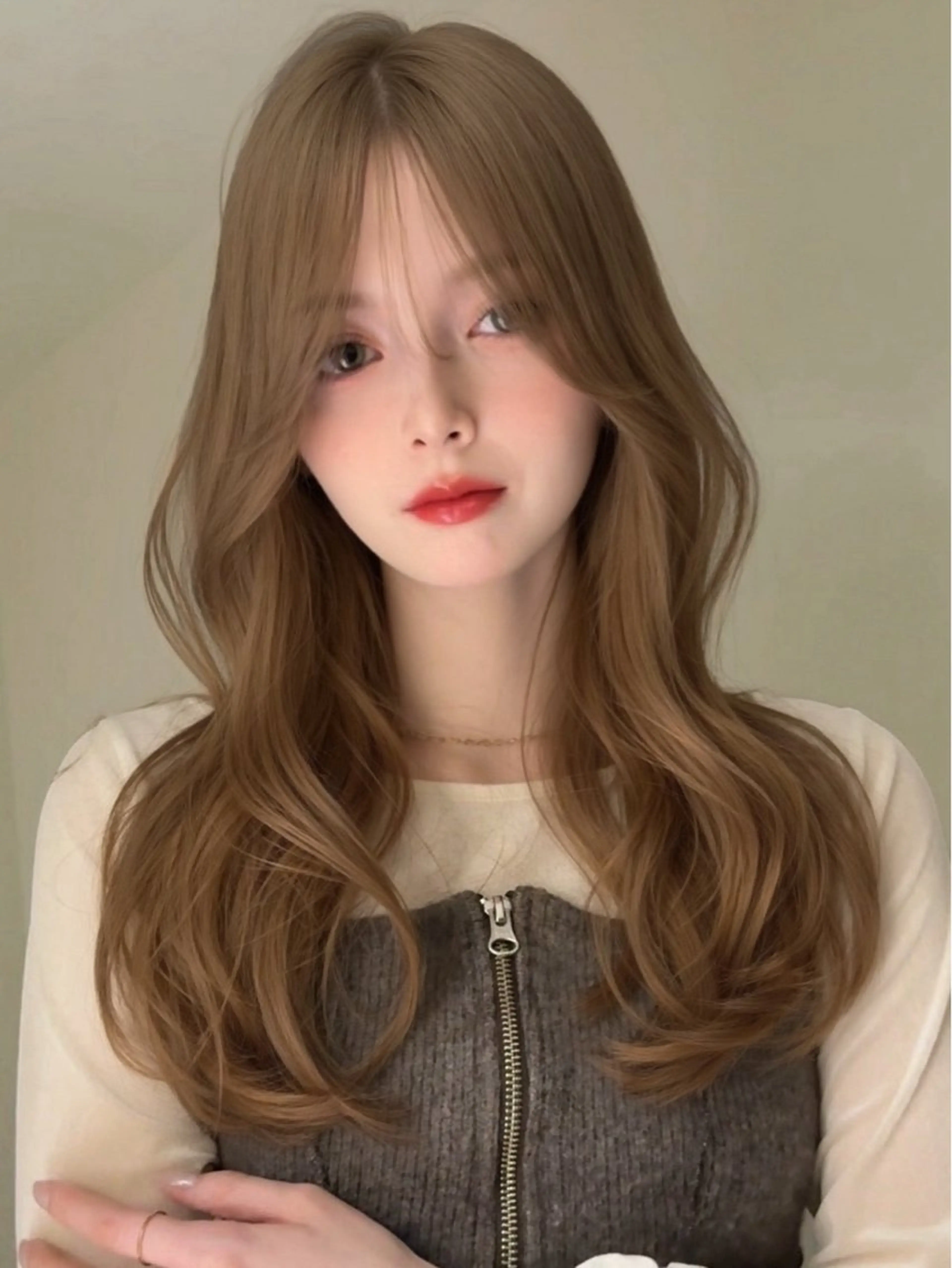 ロング カラー ヘアカラー 韓国風/ブリーチ/ 透明感🫧ケイタのヘアスタイル