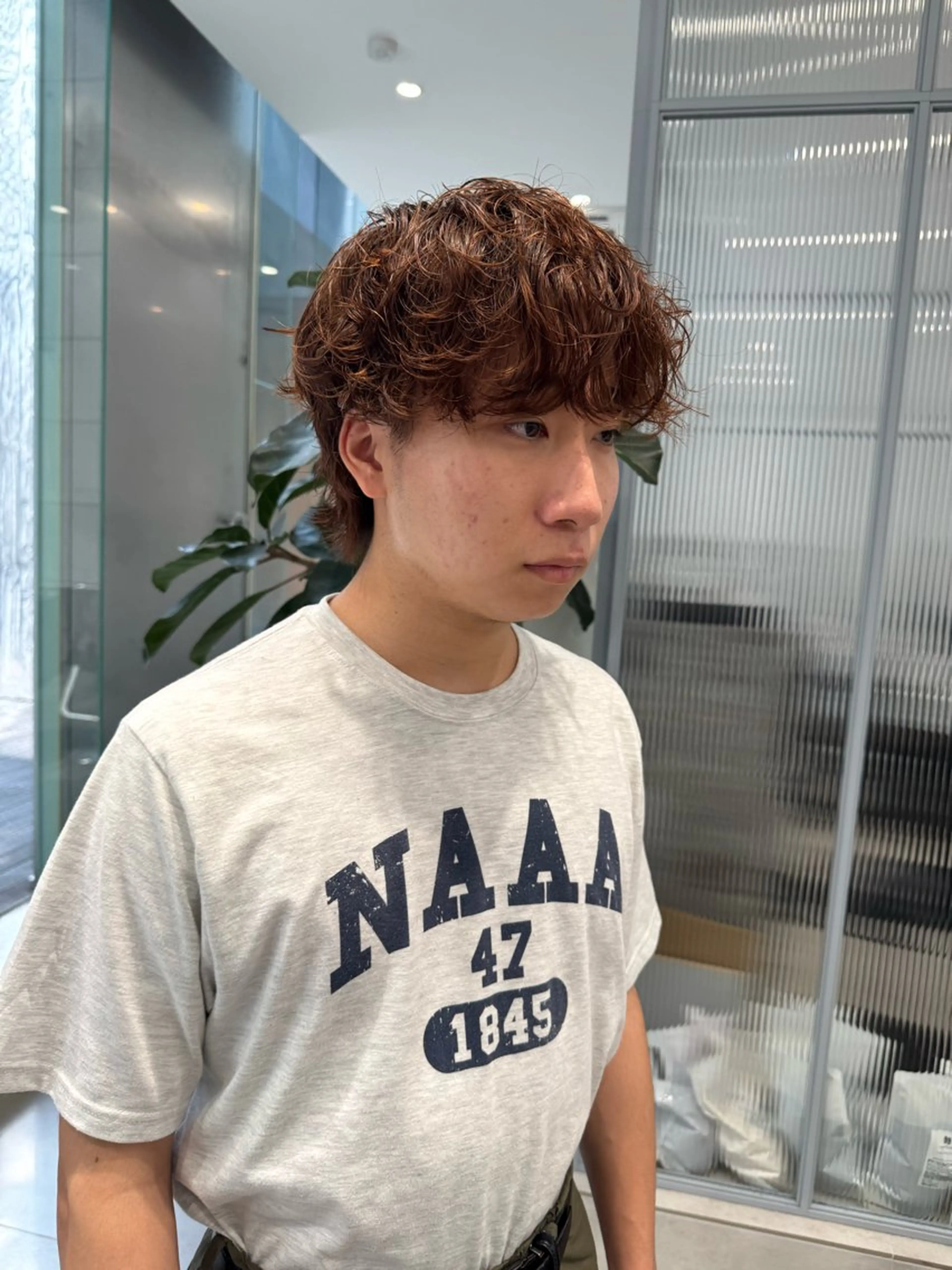 パーマ カット パーマ ひかり／ベージュ ／似合わせカットのヘアスタイル