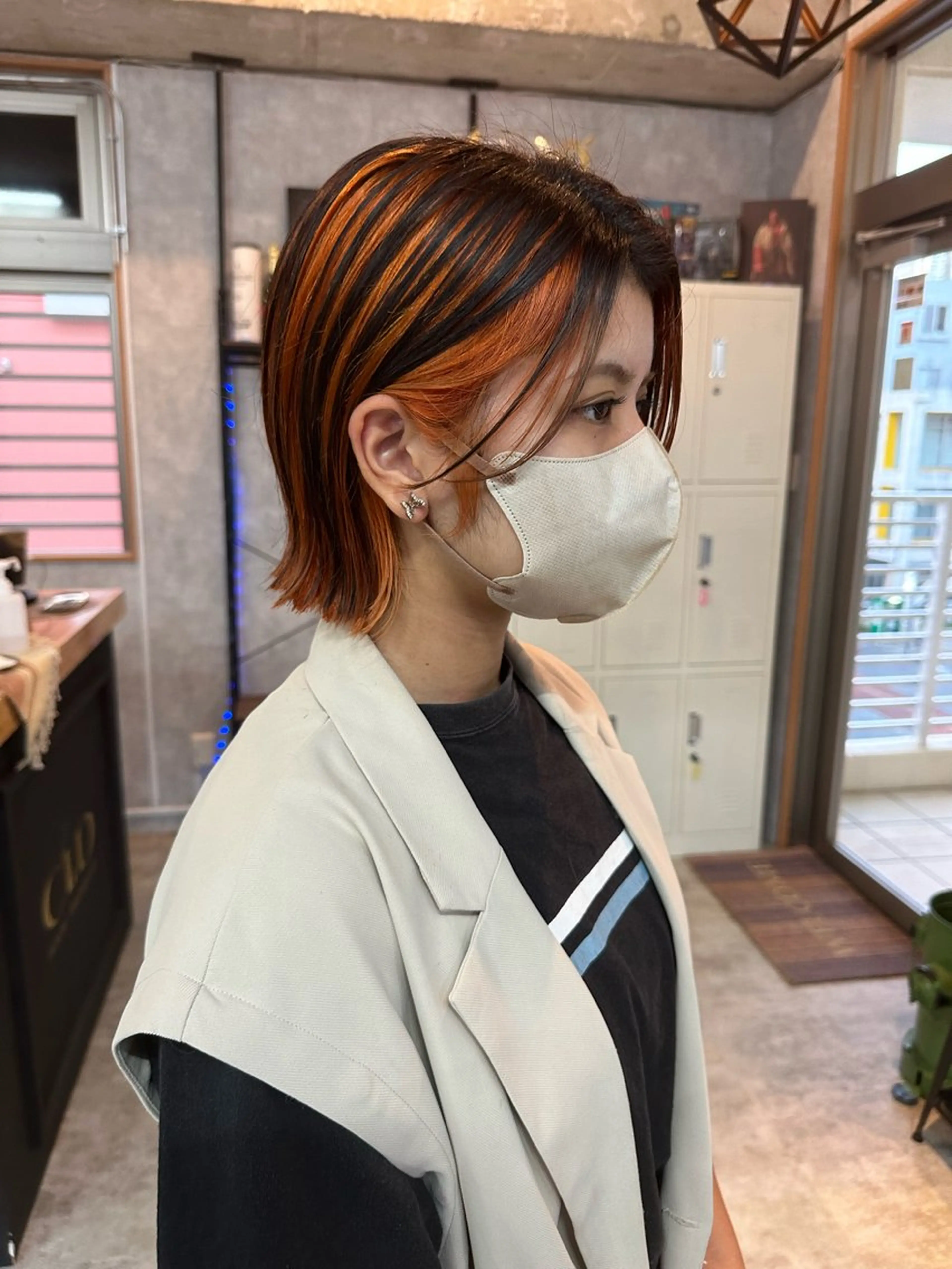 ショート 切りっぱなしボブ ショートボブ ハンサムショート 丸みショート ボブ カット ヘアカラー トリートメント モテ髪/ボブ/ショー ト/アダチフウトのヘアスタイル