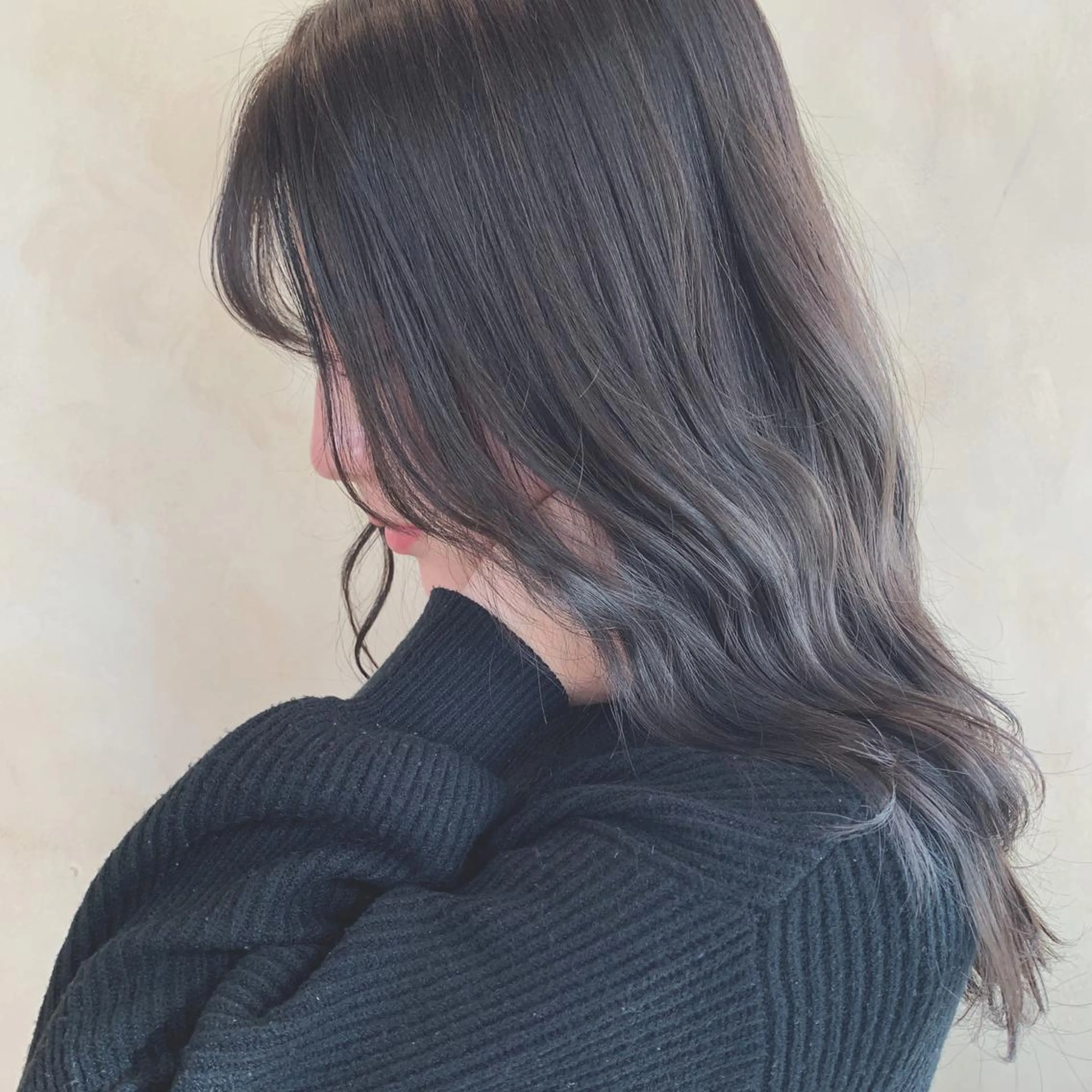 セミロング カラー ブリーチ/アレンジ 天満/chihiroのヘアスタイル