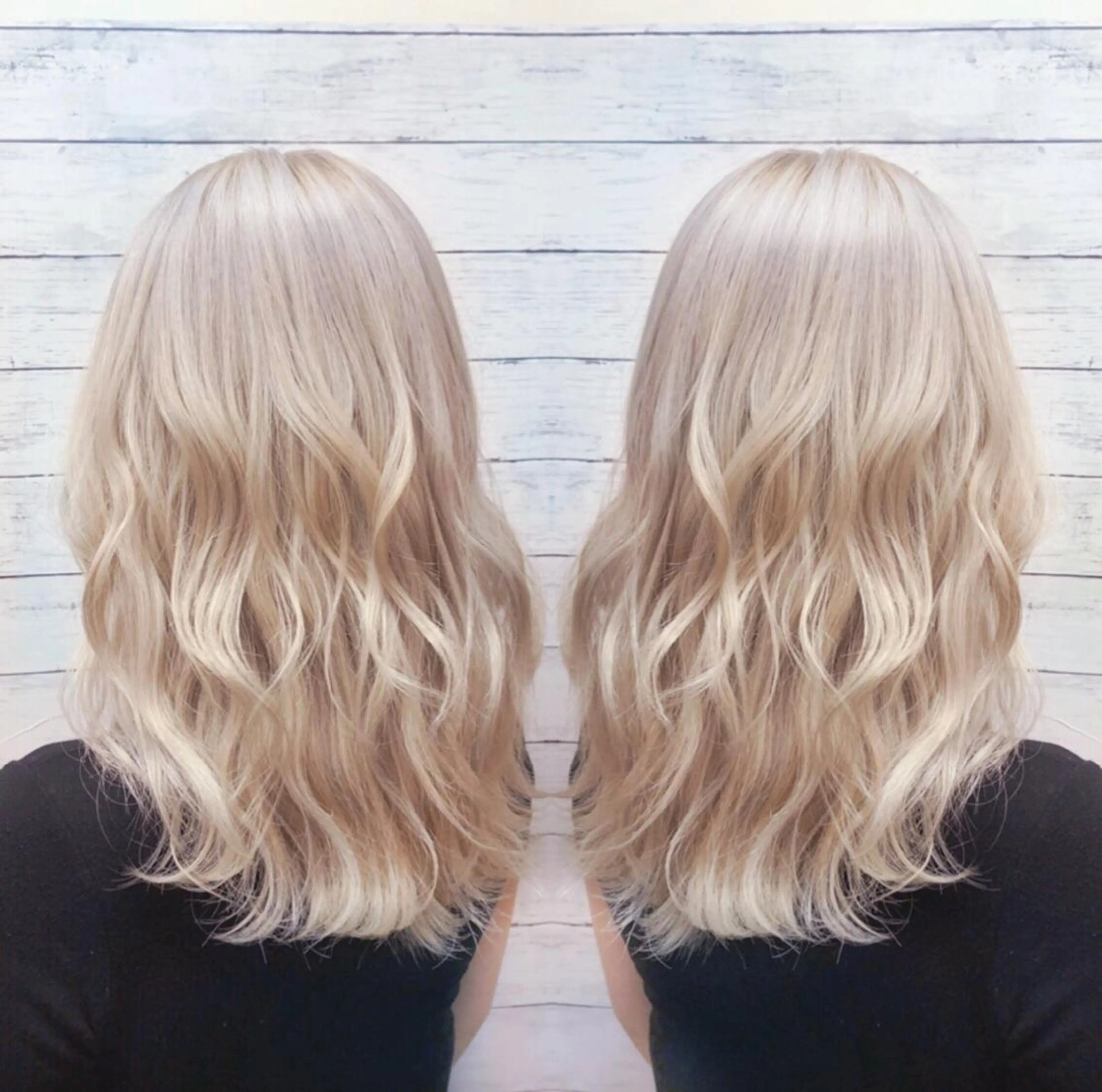 ミディアム カラー ブリーチ ヘアカラー ヘアセット 韓国ヘア🤍髪質改善 🇰🇷AKANEのヘアスタイル