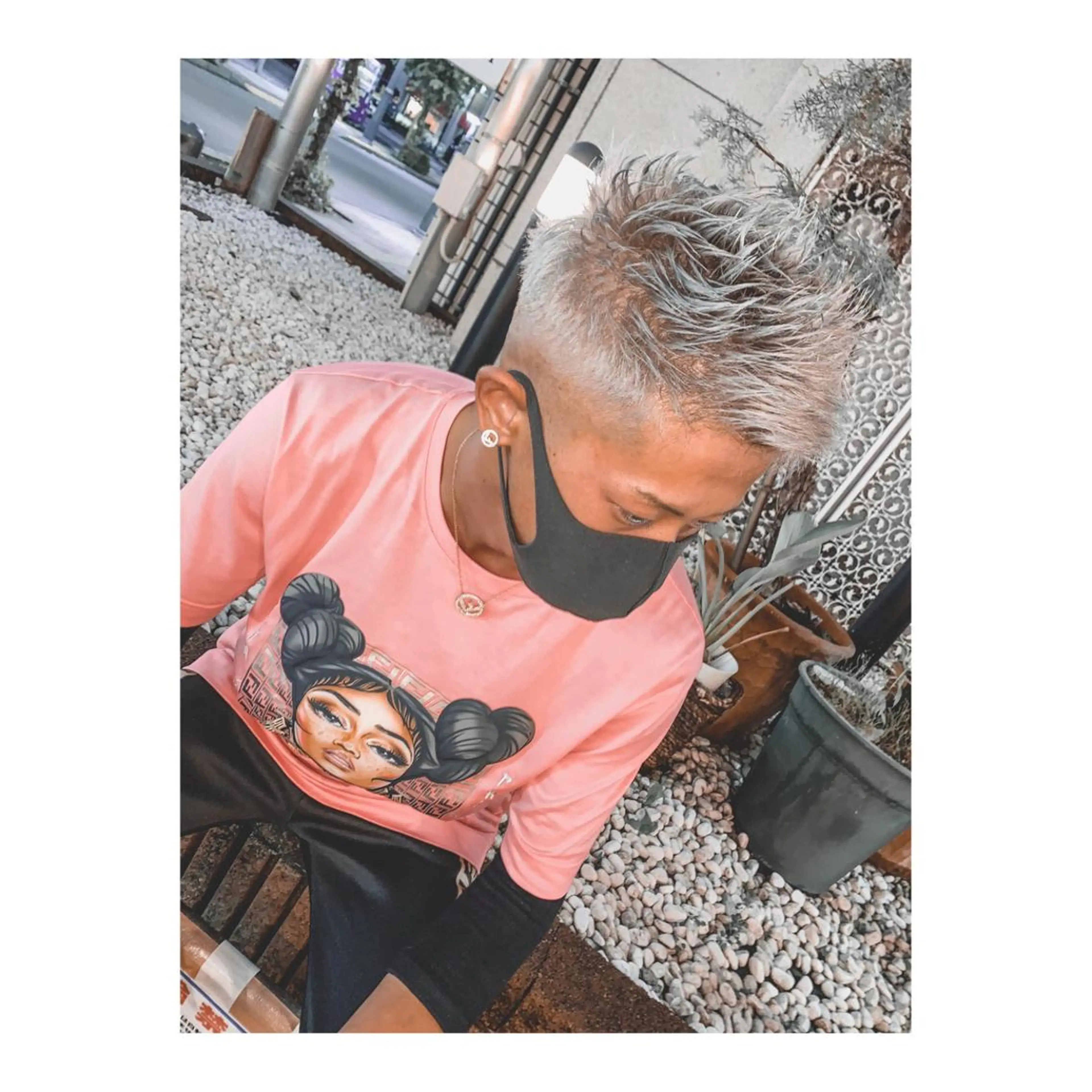 ショート カラー ヘアアレンジ メンズ ange☞ soutaのヘアスタイル