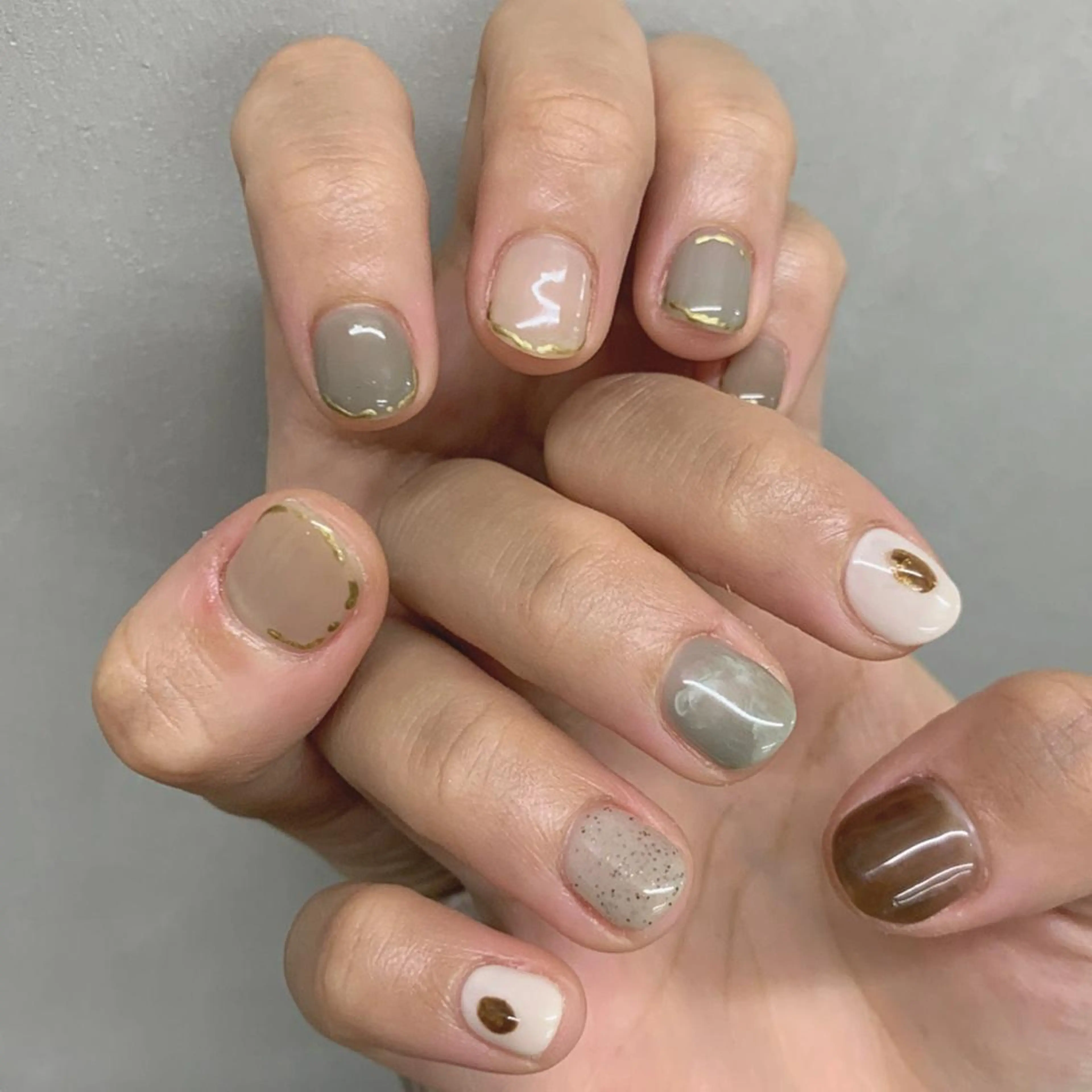 ネイル 新宿ニュアンスネイル makotoのネイルデザイン