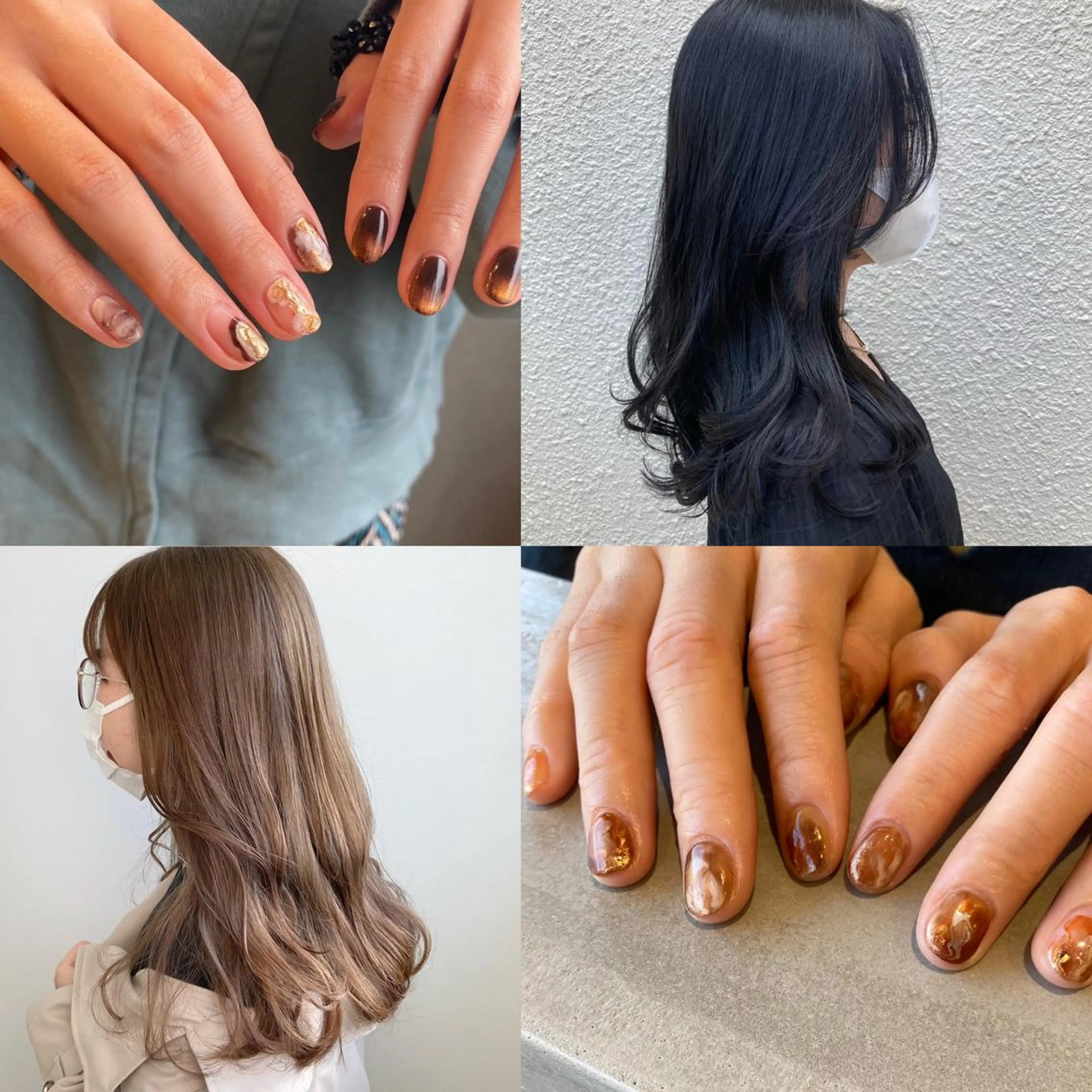 ヘアアレンジ ネイル haruka 🐈のネイルデザイン