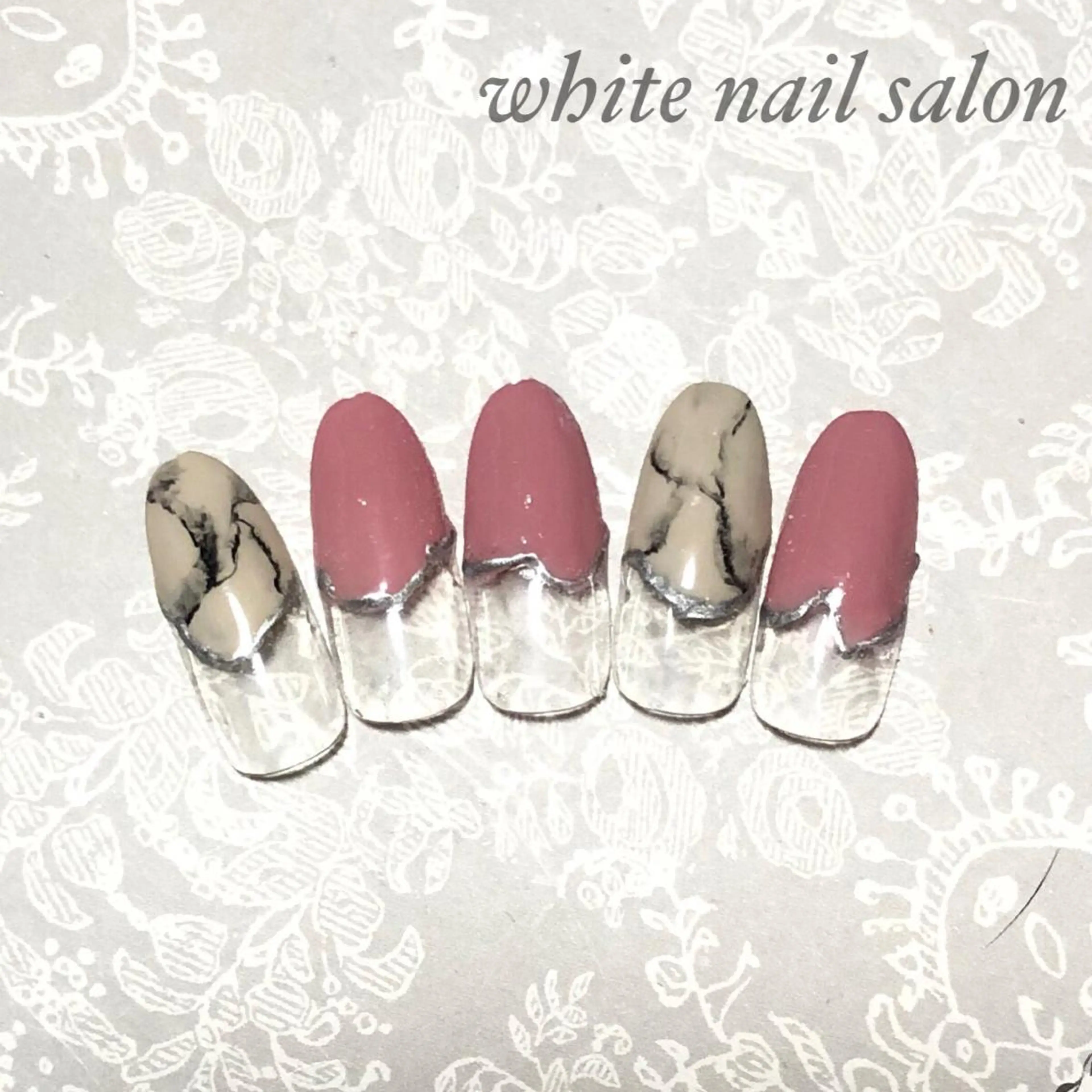 ネイル アートネイル フットネイル フレンチネイル ジェルネイル ハードジェル ハンドネイル white nail salonのネイルデザイン
