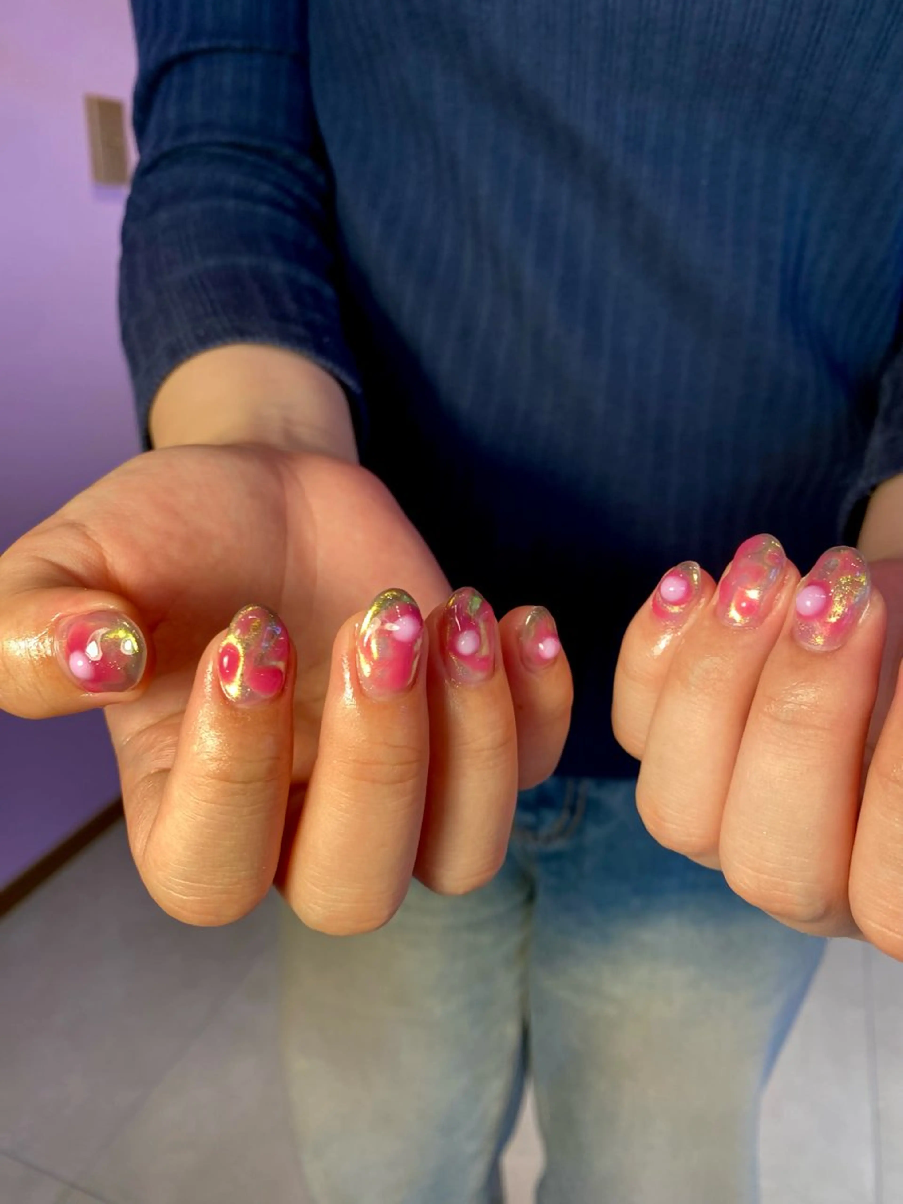 ネイル ハンドネイル oichan 𖦹°‧のネイルデザイン