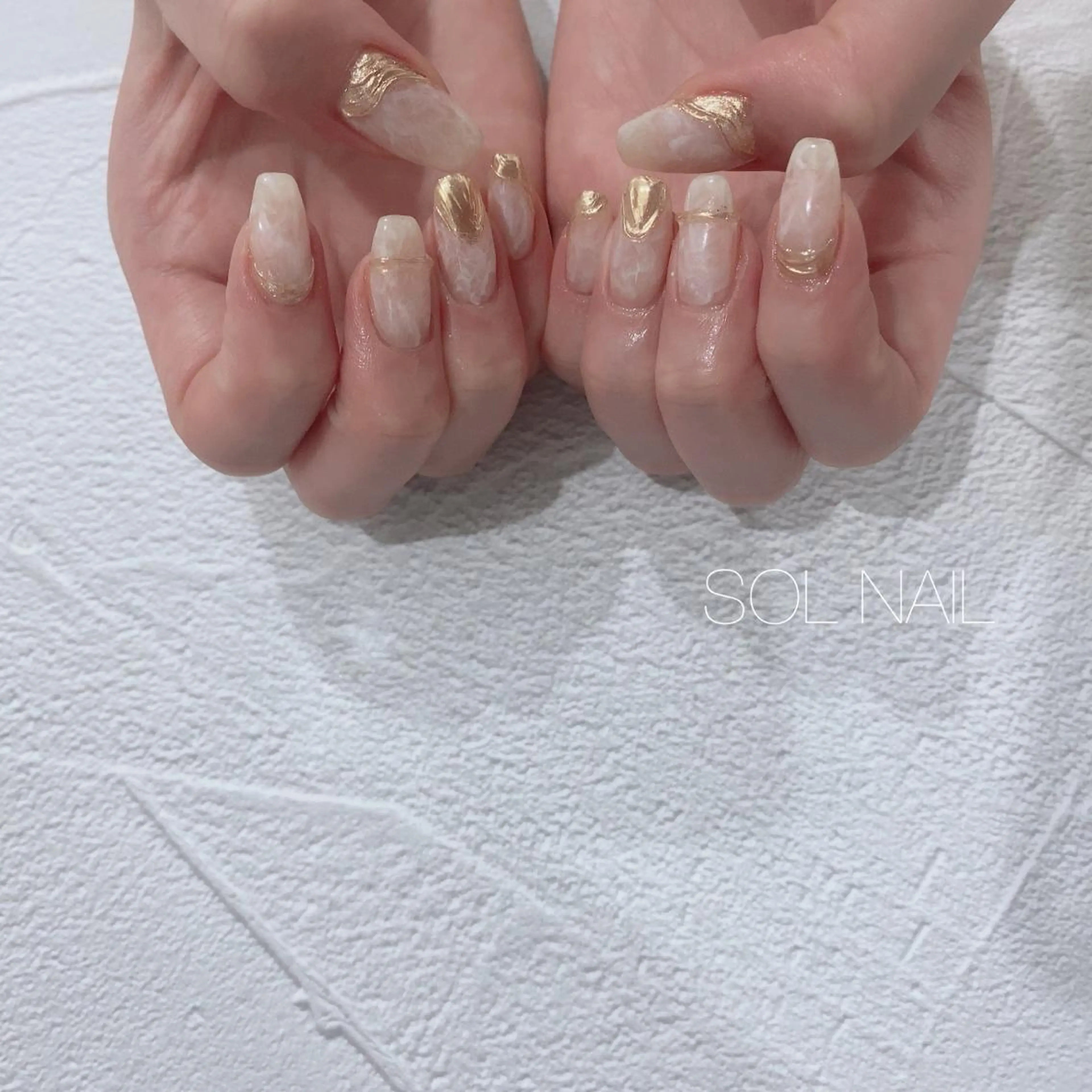 ネイル ミラーネイル SOL NAILのネイルデザイン
