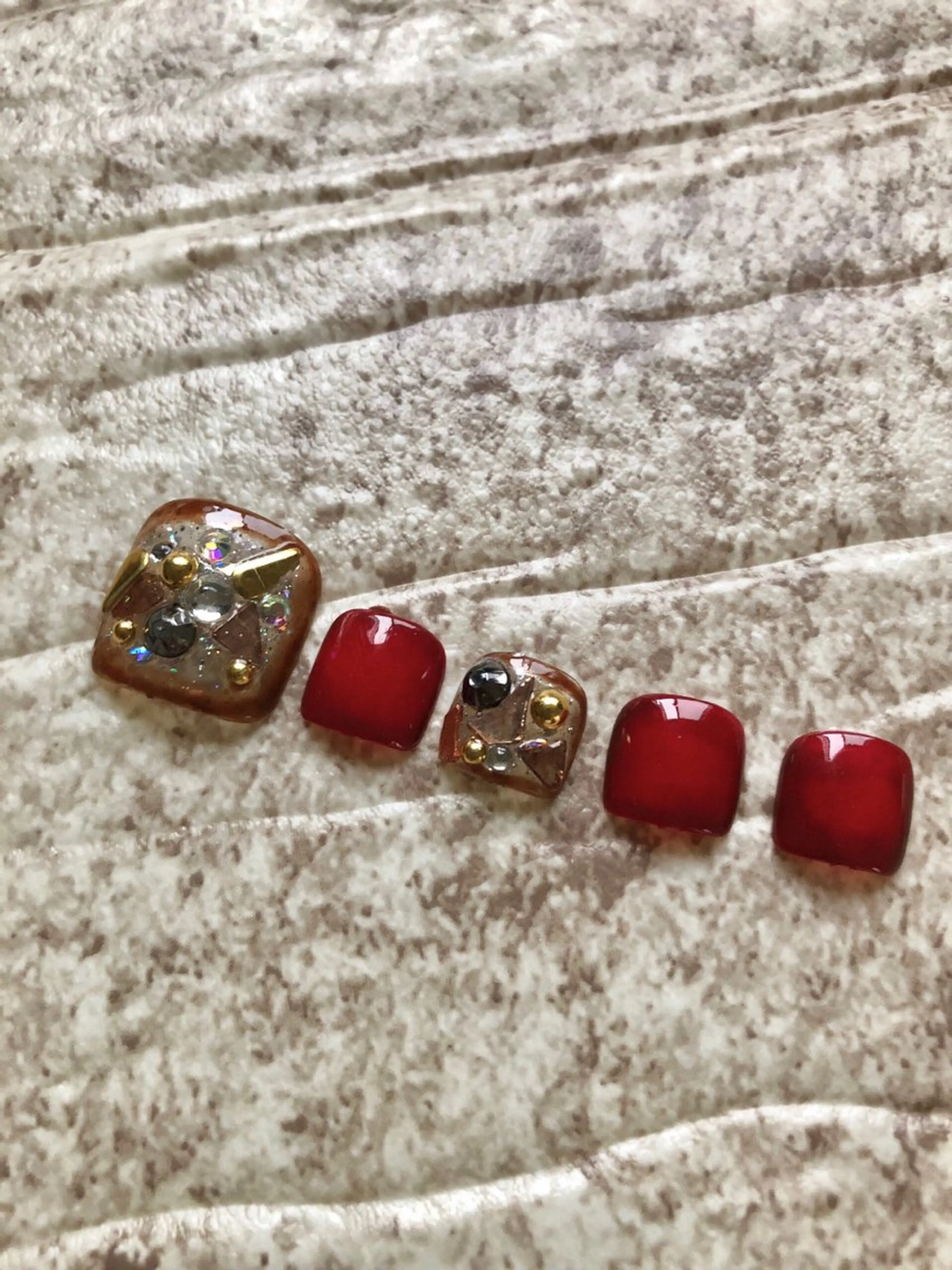 ネイル フットネイル 自爪育成ネイルケア Lena  nailのネイルデザイン