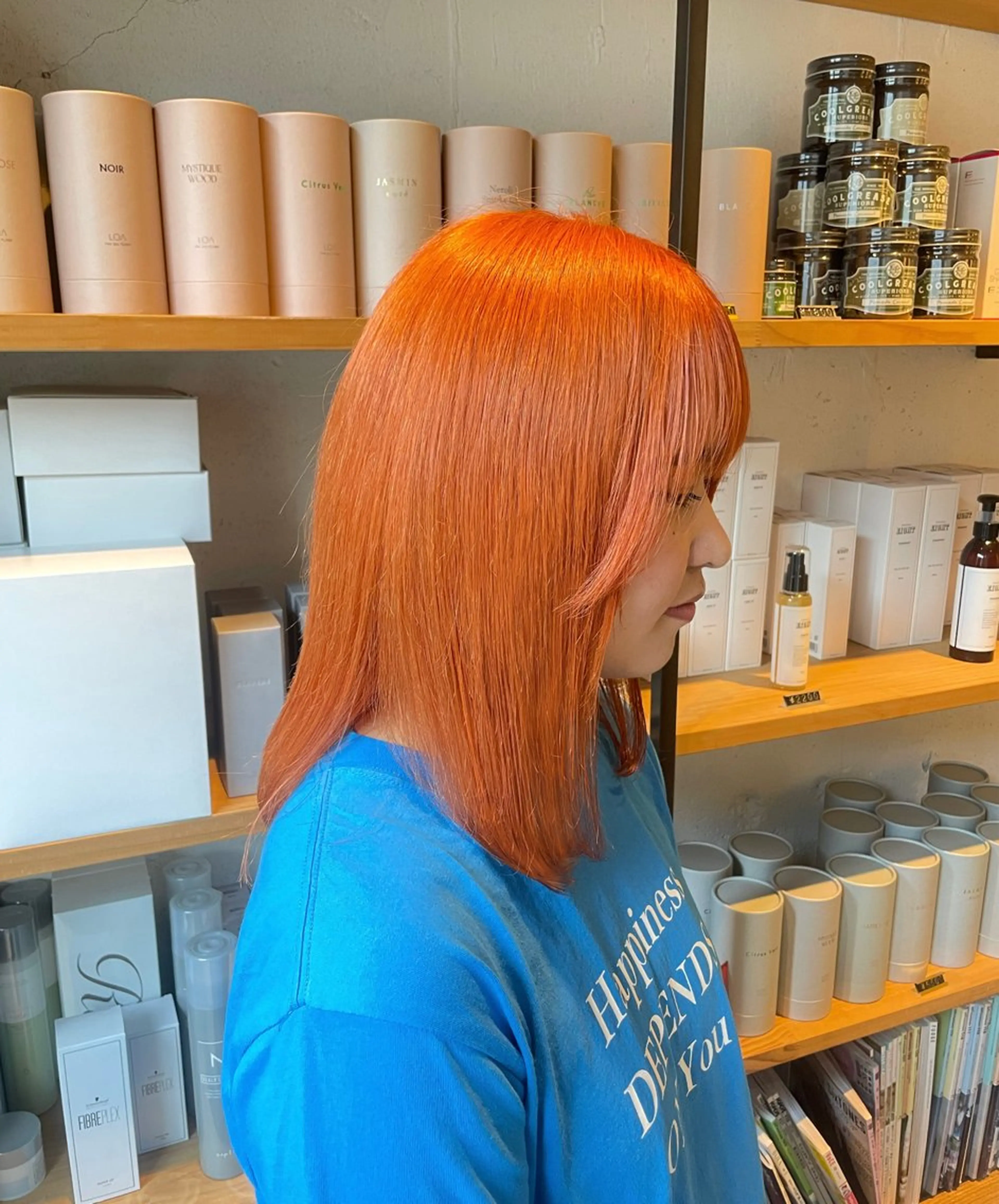 セミロング カット ヘアカラー EIGHT　サイショ ミズキのヘアスタイル