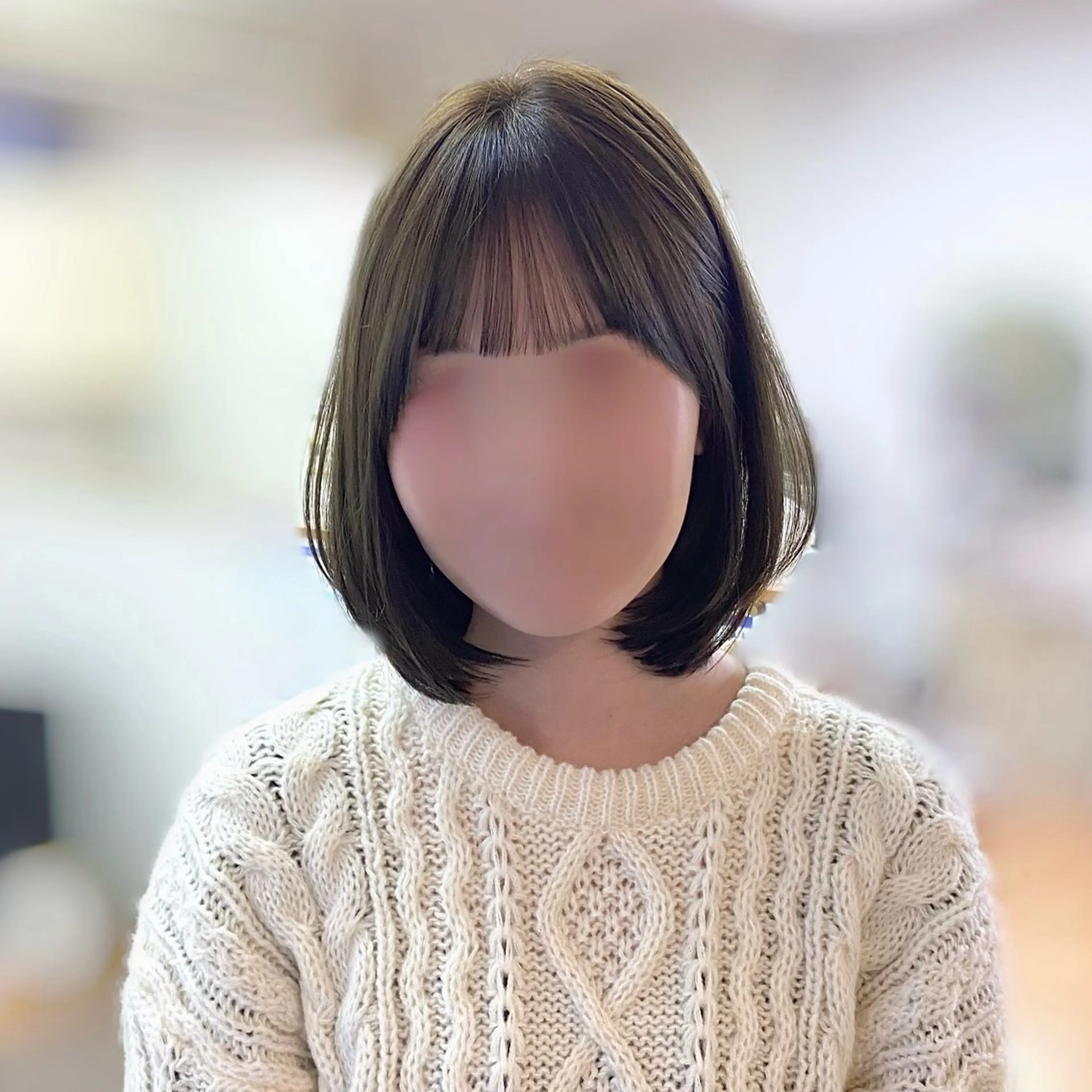 カラー オレンジ ボブ カット ヘアカラー トリートメント 🥣 hashi 🛋️のヘアスタイル