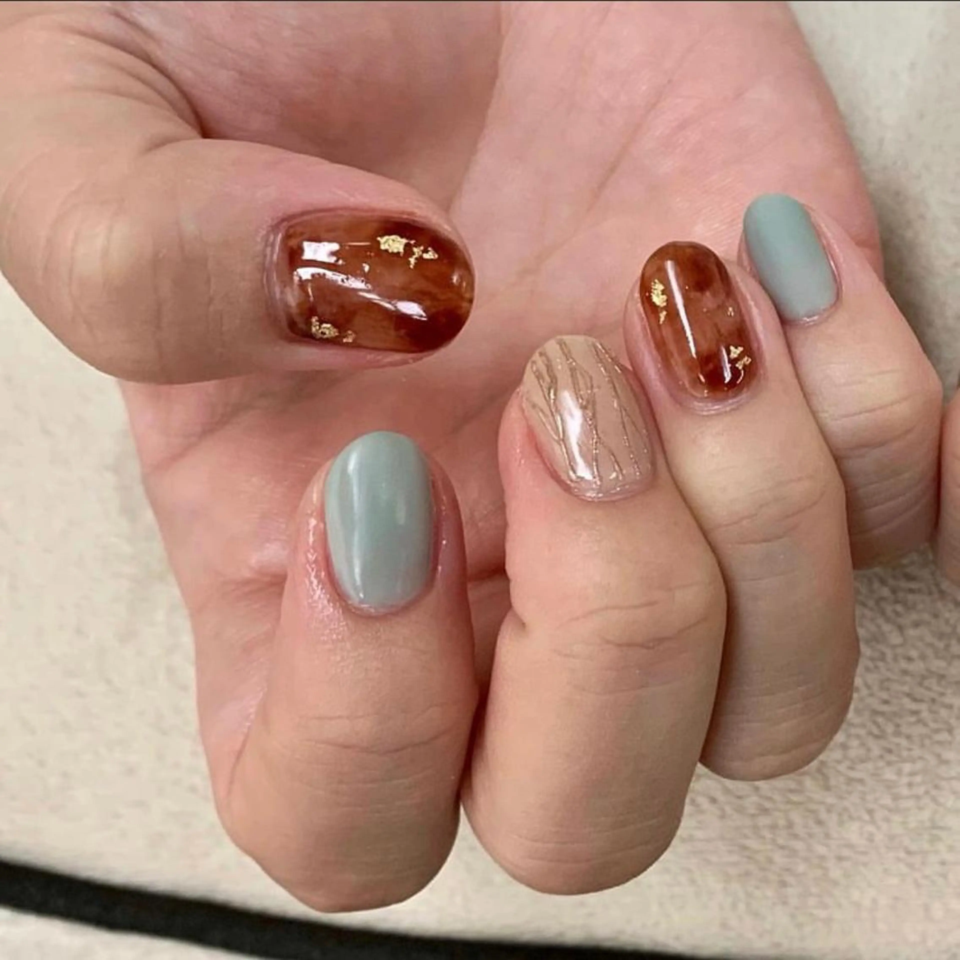 ネイル ハンドネイル アトリエ　ミモザ所属・いまむら あかりのネイルデザイン