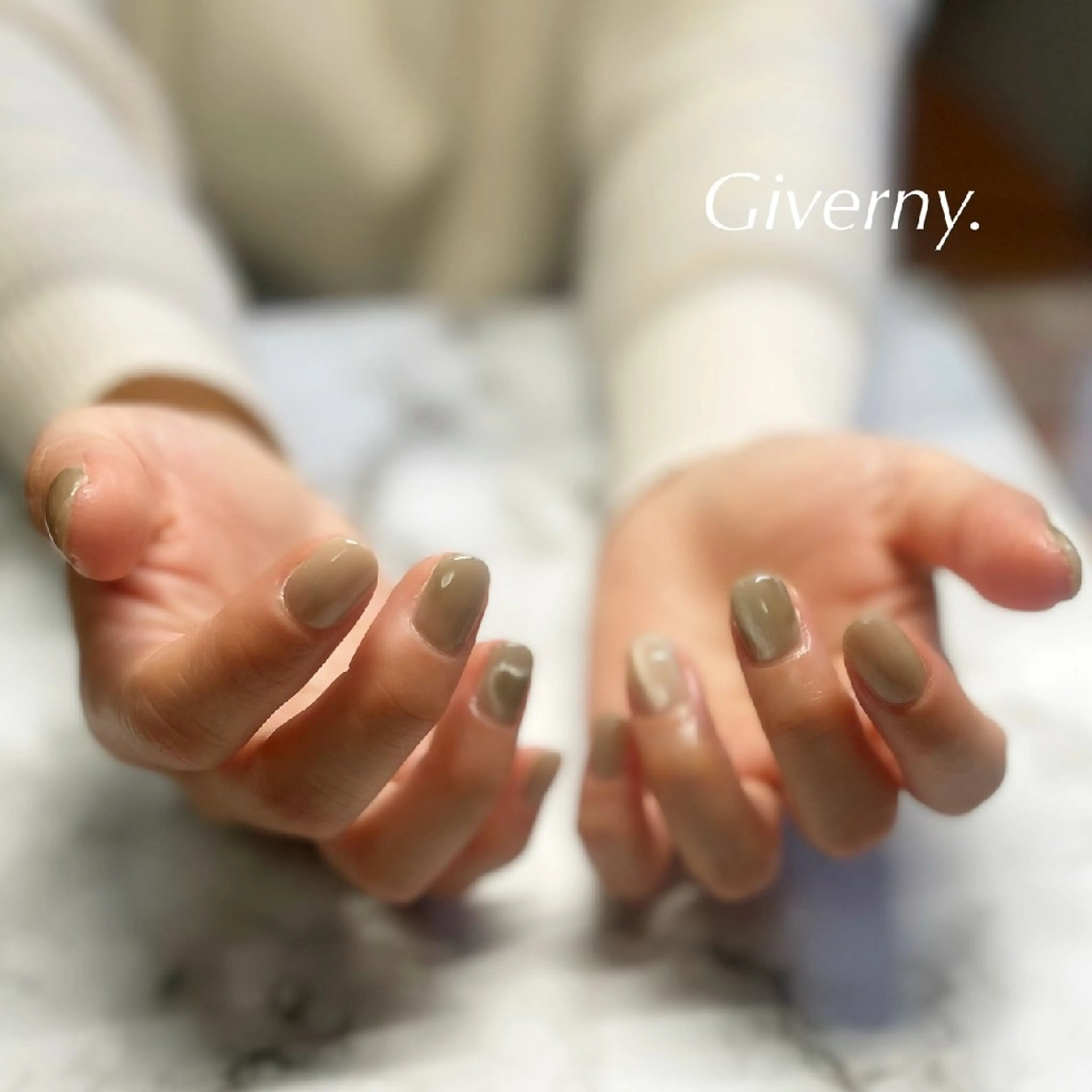 ネイル マグネットネイル ハンドネイル Giverny .のネイルデザイン