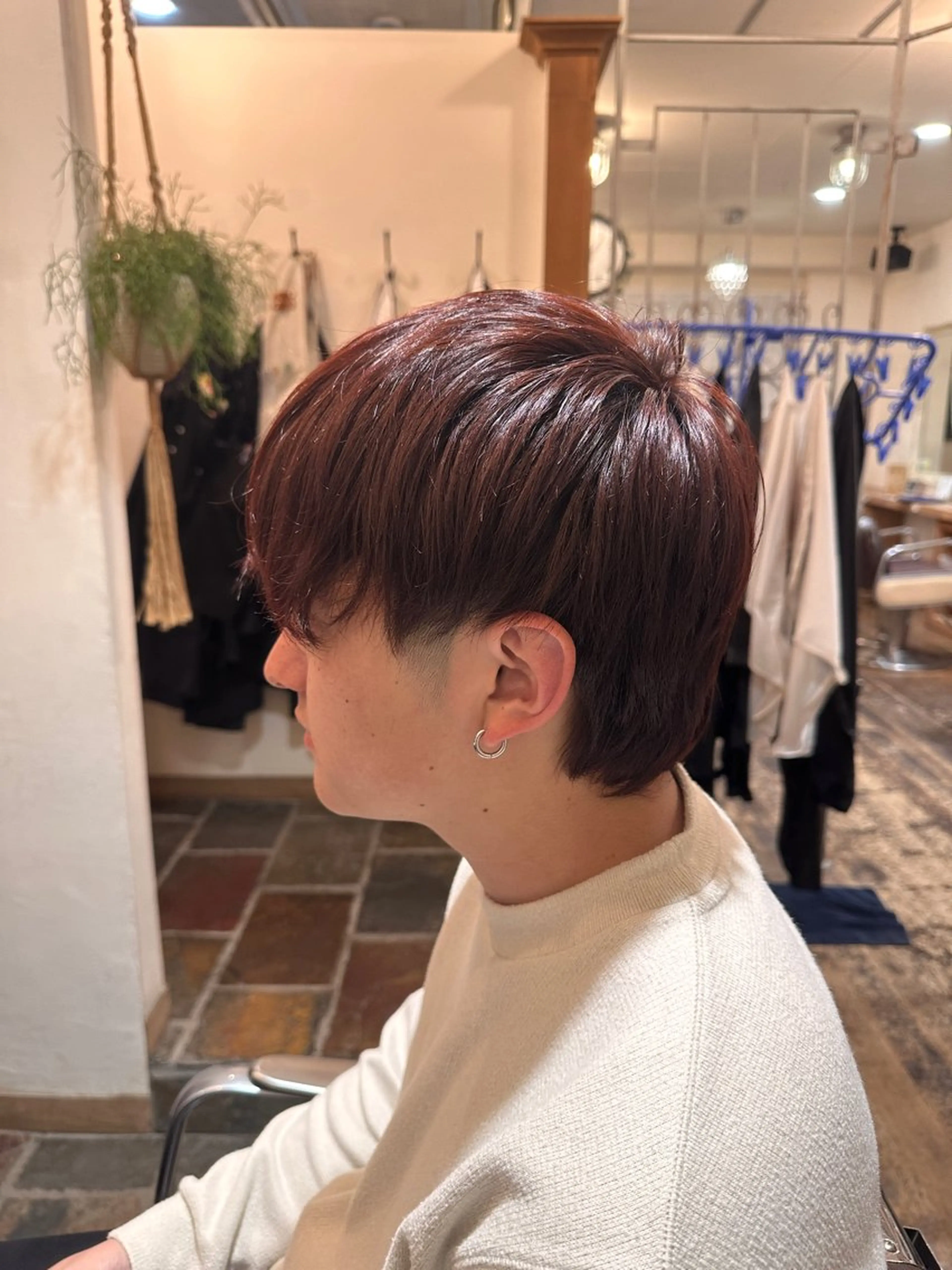 ミディアム メンズ マッシュ エハラ リョウスケのヘアスタイル