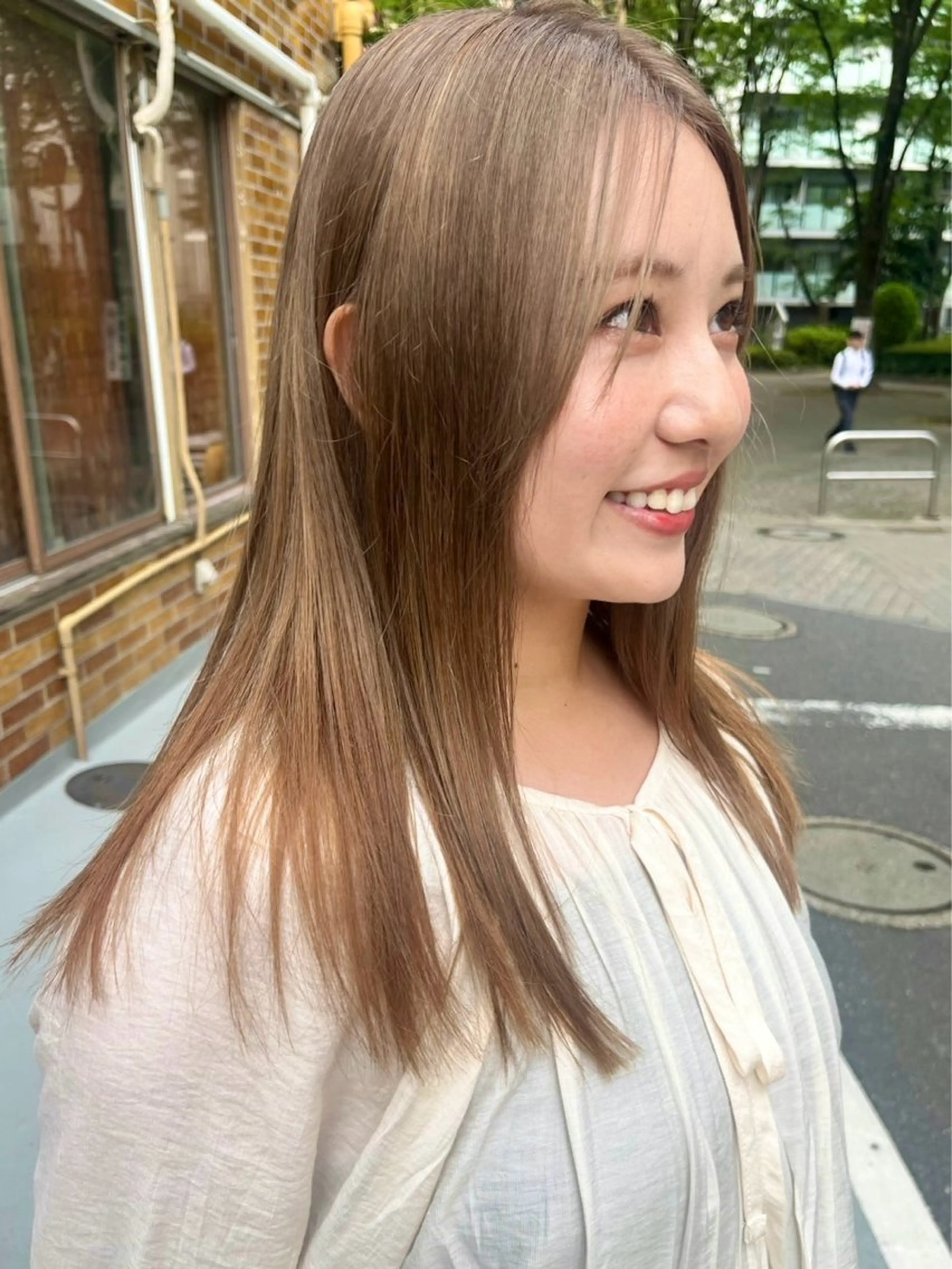 ロング カラー 🌼似合わせカット 🌼おぎの みき🌼のヘアスタイル