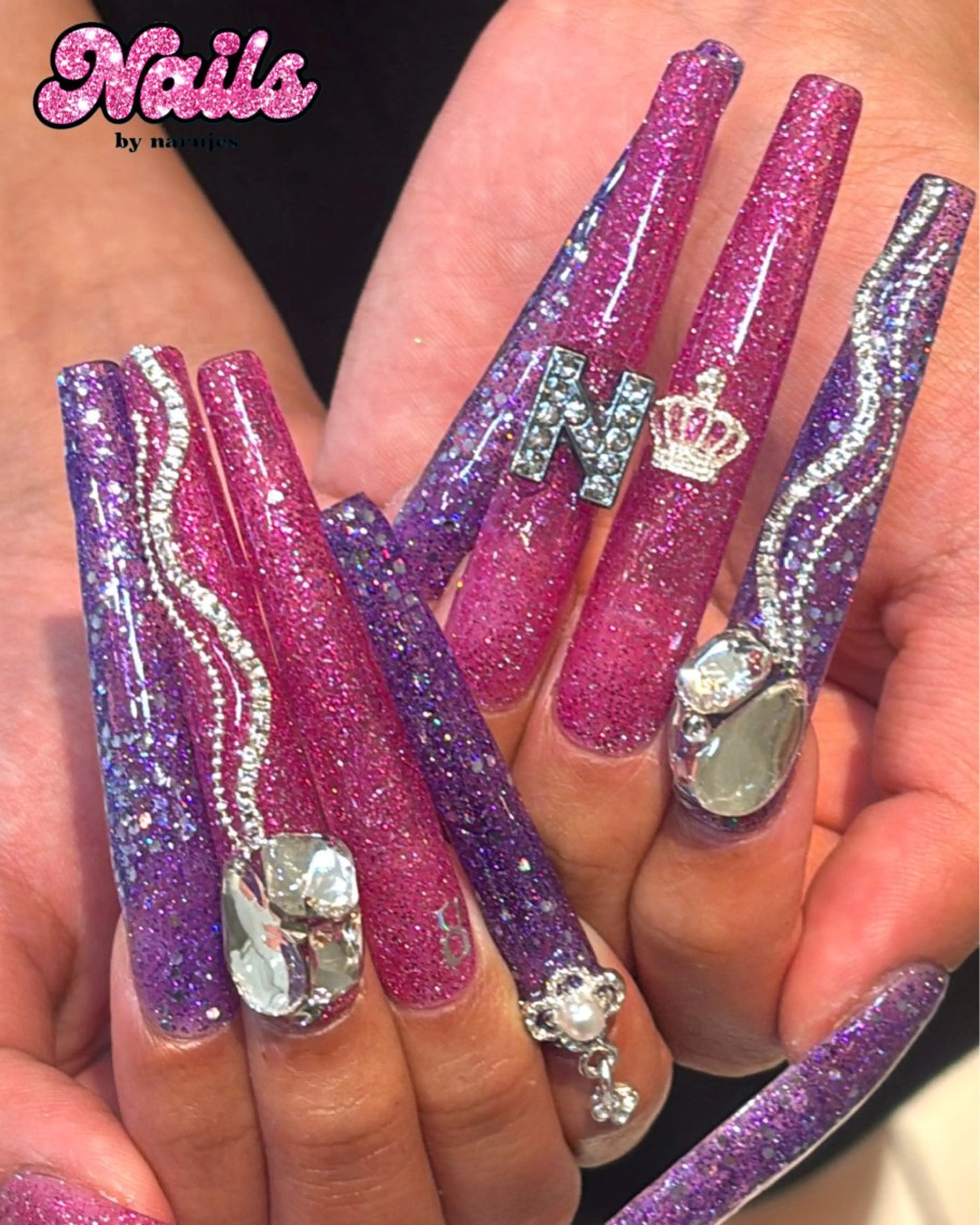 ネイル ギャルネイル🧸💖 narujesのネイルデザイン