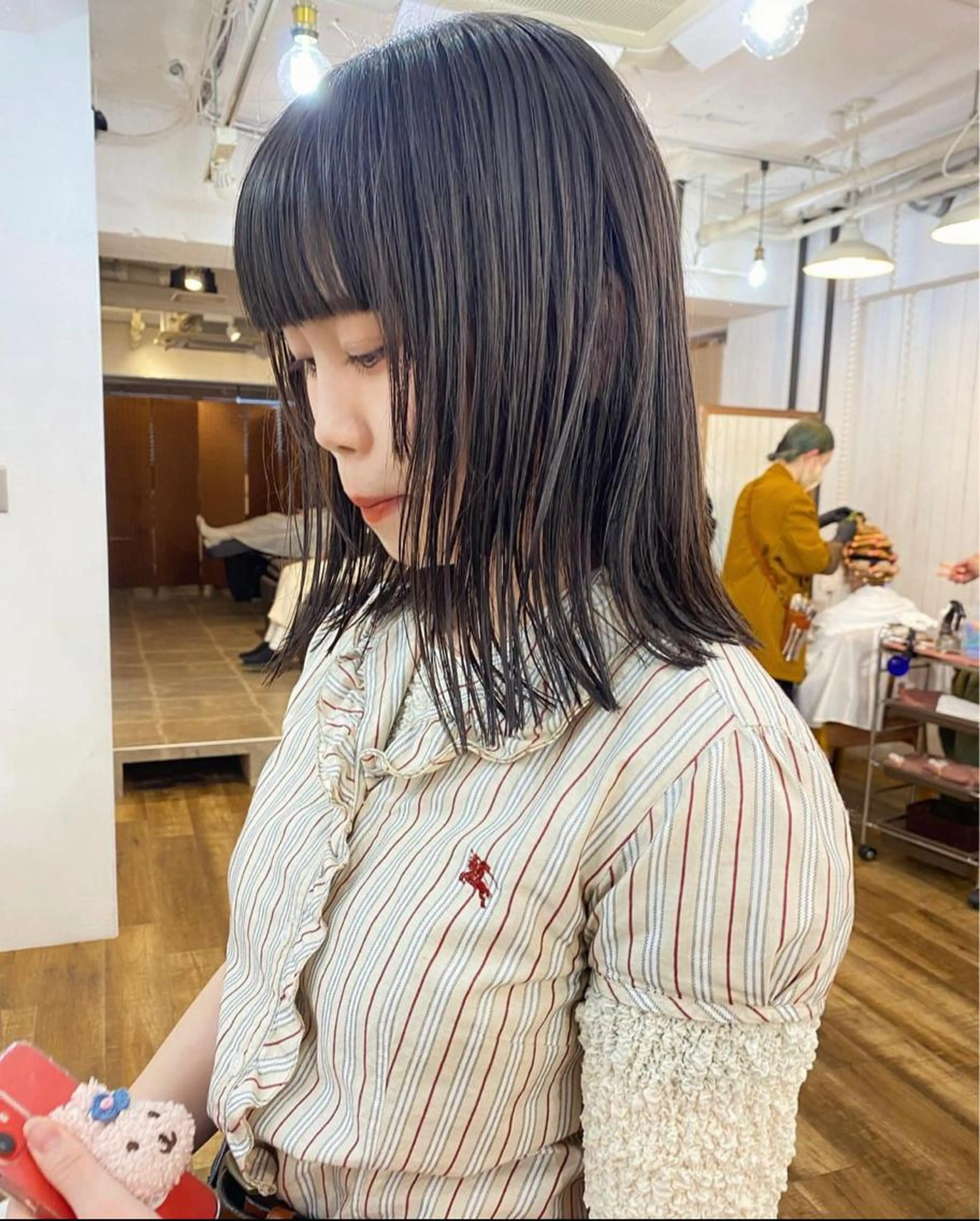 カット+ケアカラー+高濃度水素ULTOWAトリートメント【ボブ/レイヤー/メンテナンス/顔周りカット】の写真