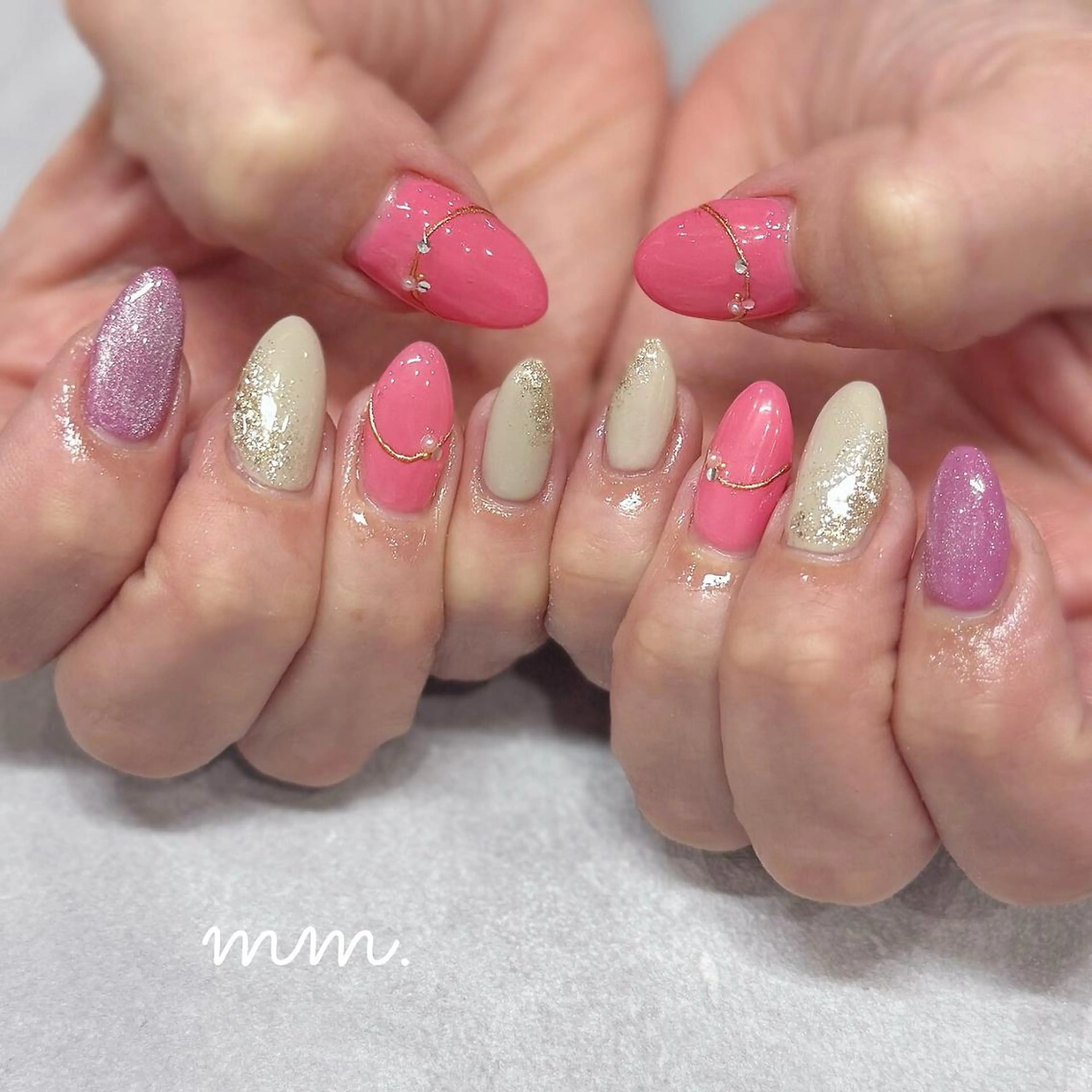 ネイル 持ち込み mm.大宮 FUUKAのネイルデザイン