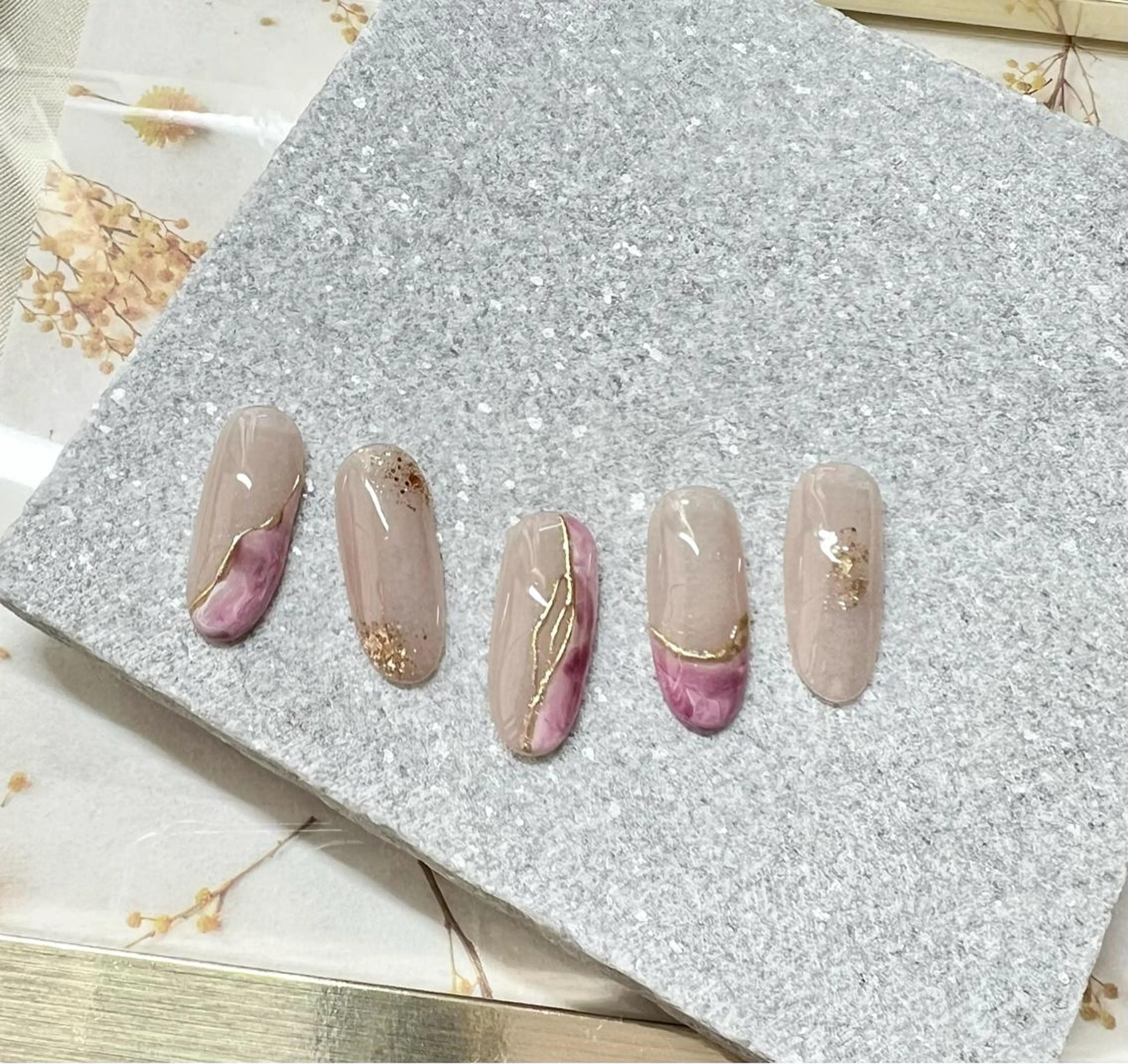 ネイル 大理石ネイル(マーブル) N.plus NaiLのネイルデザイン