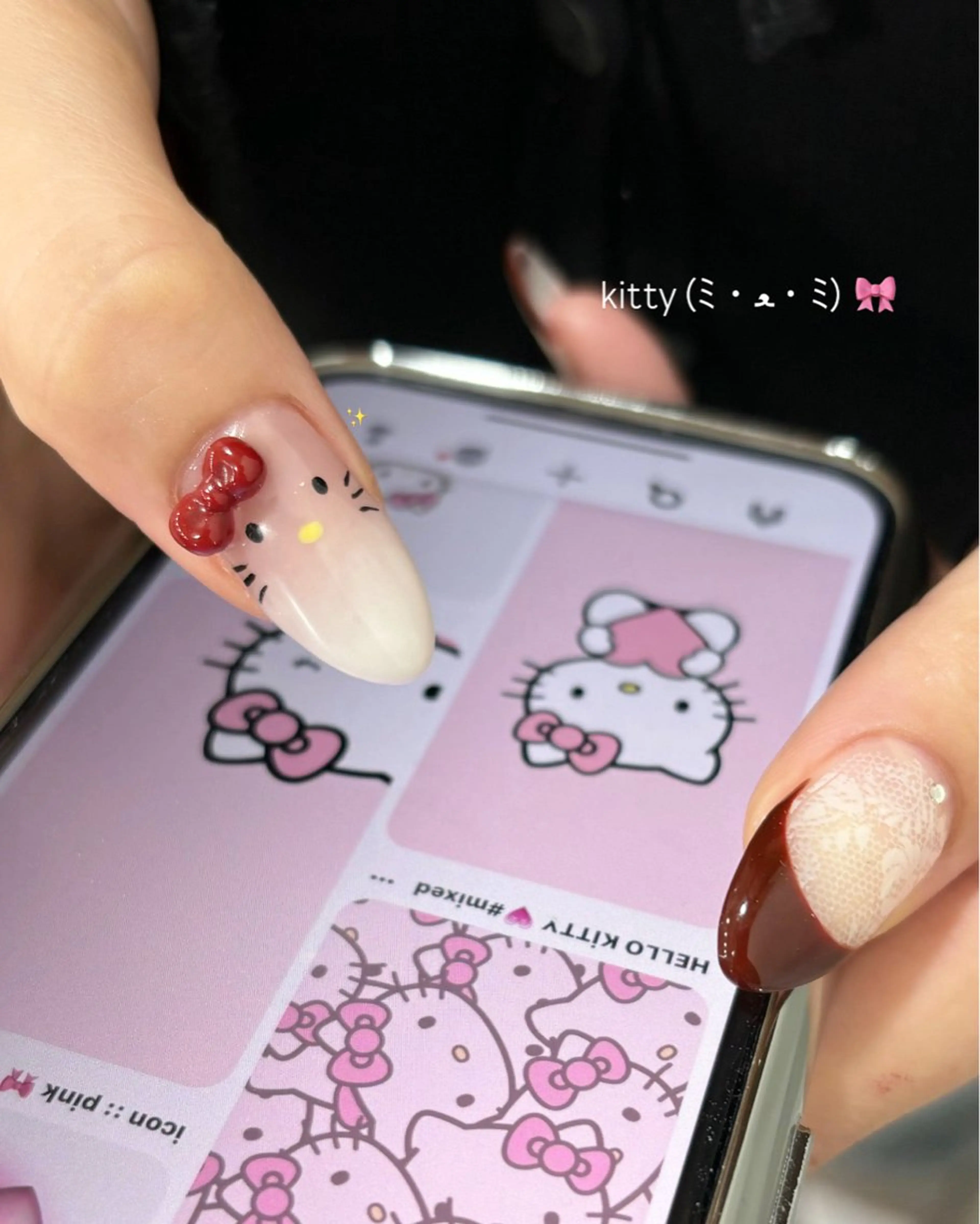 ネイル ハンドネイル 🤎Two ERI🤎のネイルデザイン