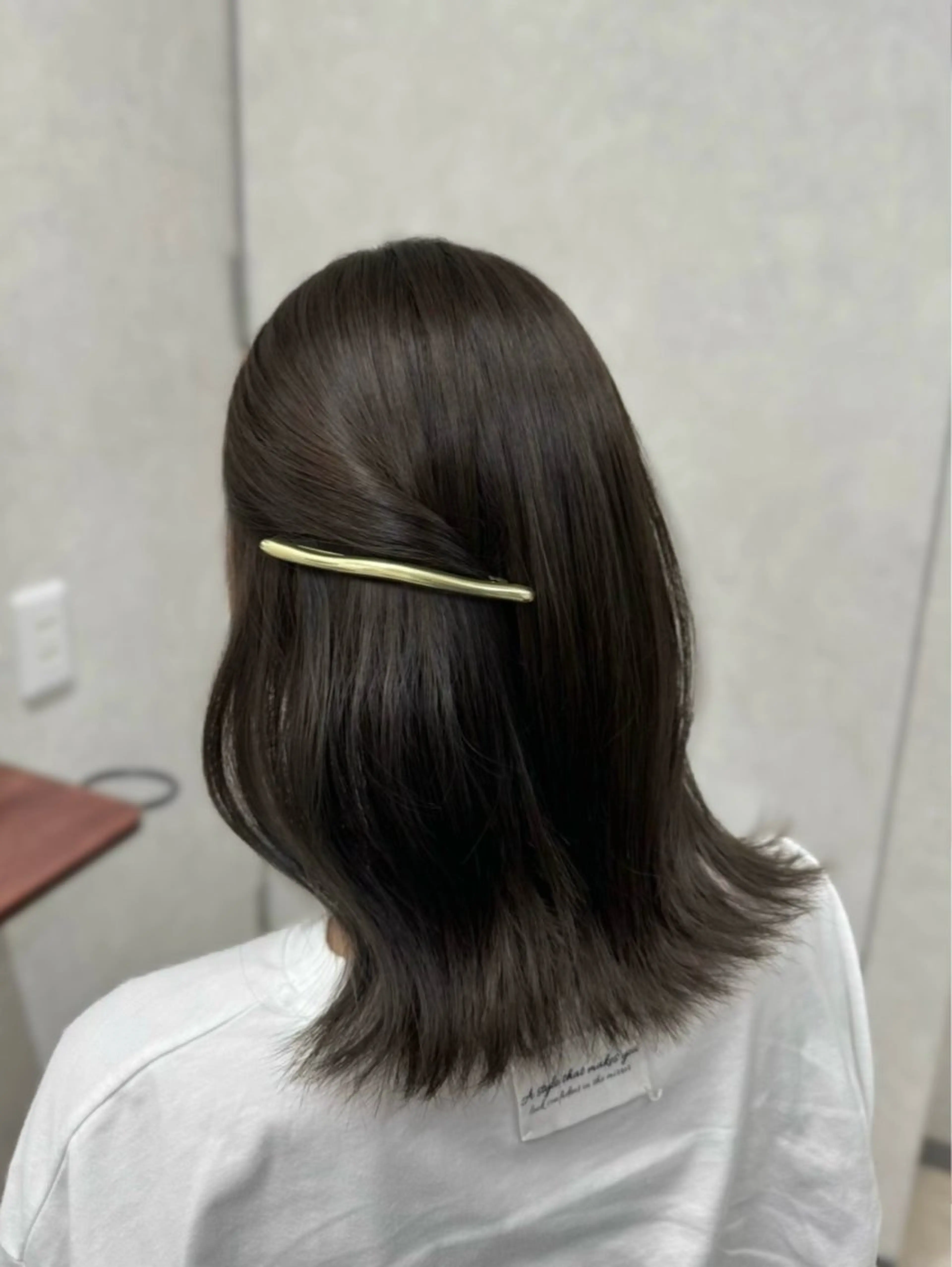 カラー 🩵ワンカラー／ 銀座／mayu🩵のヘアスタイル