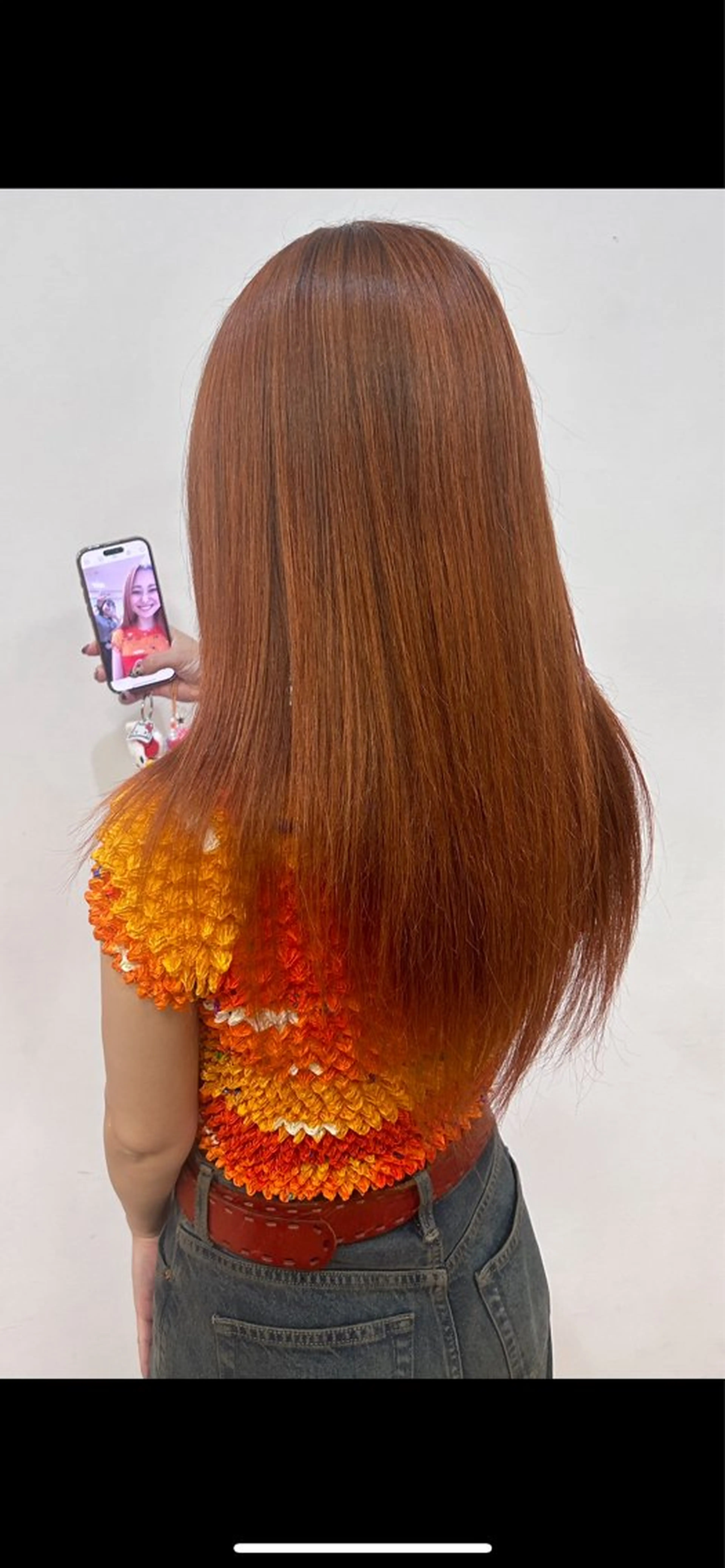 セミロング 河口 友里のヘアスタイル