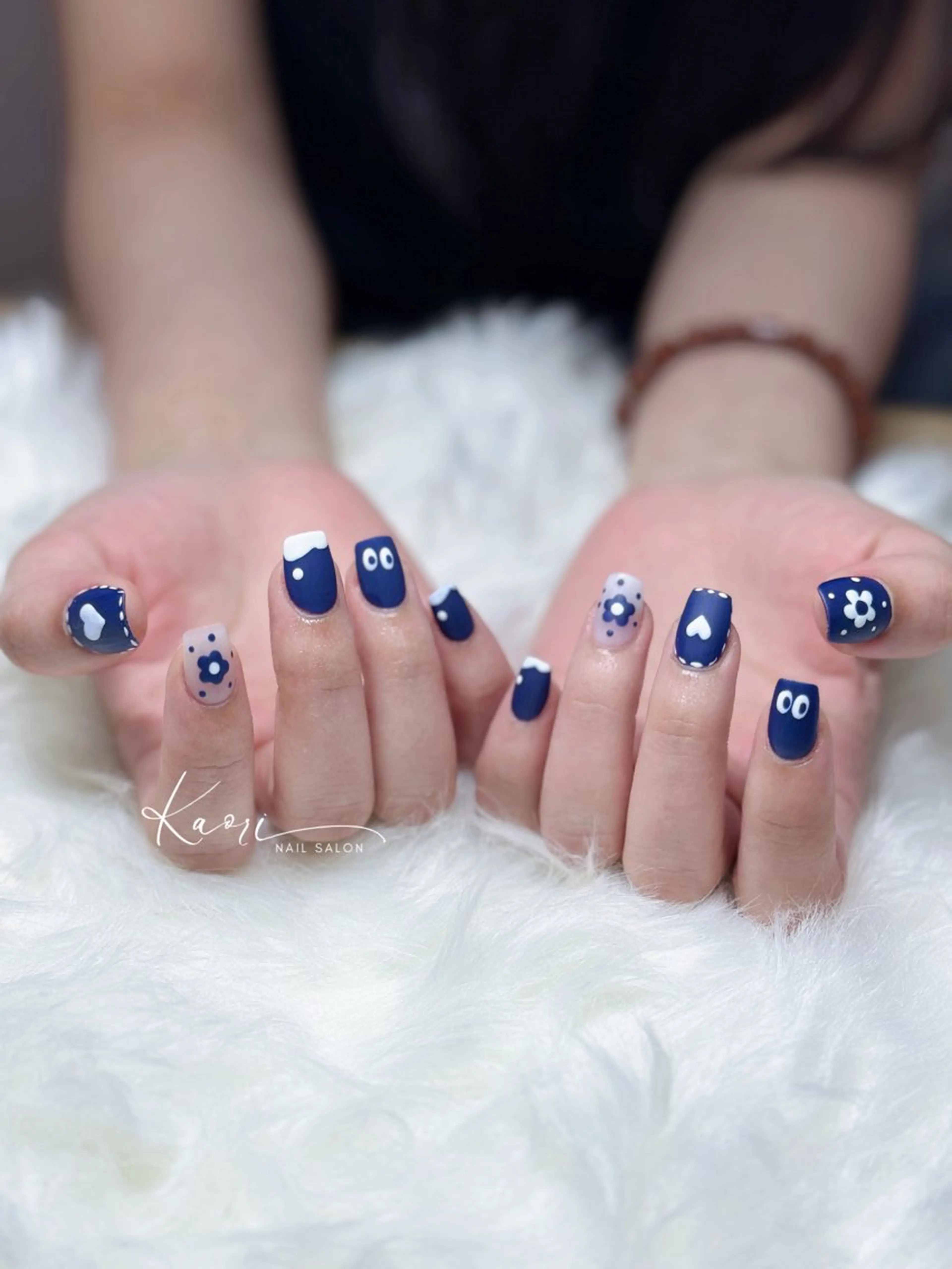ネイル ワンホンネイル ハンドネイル かおり 奏のネイルデザイン