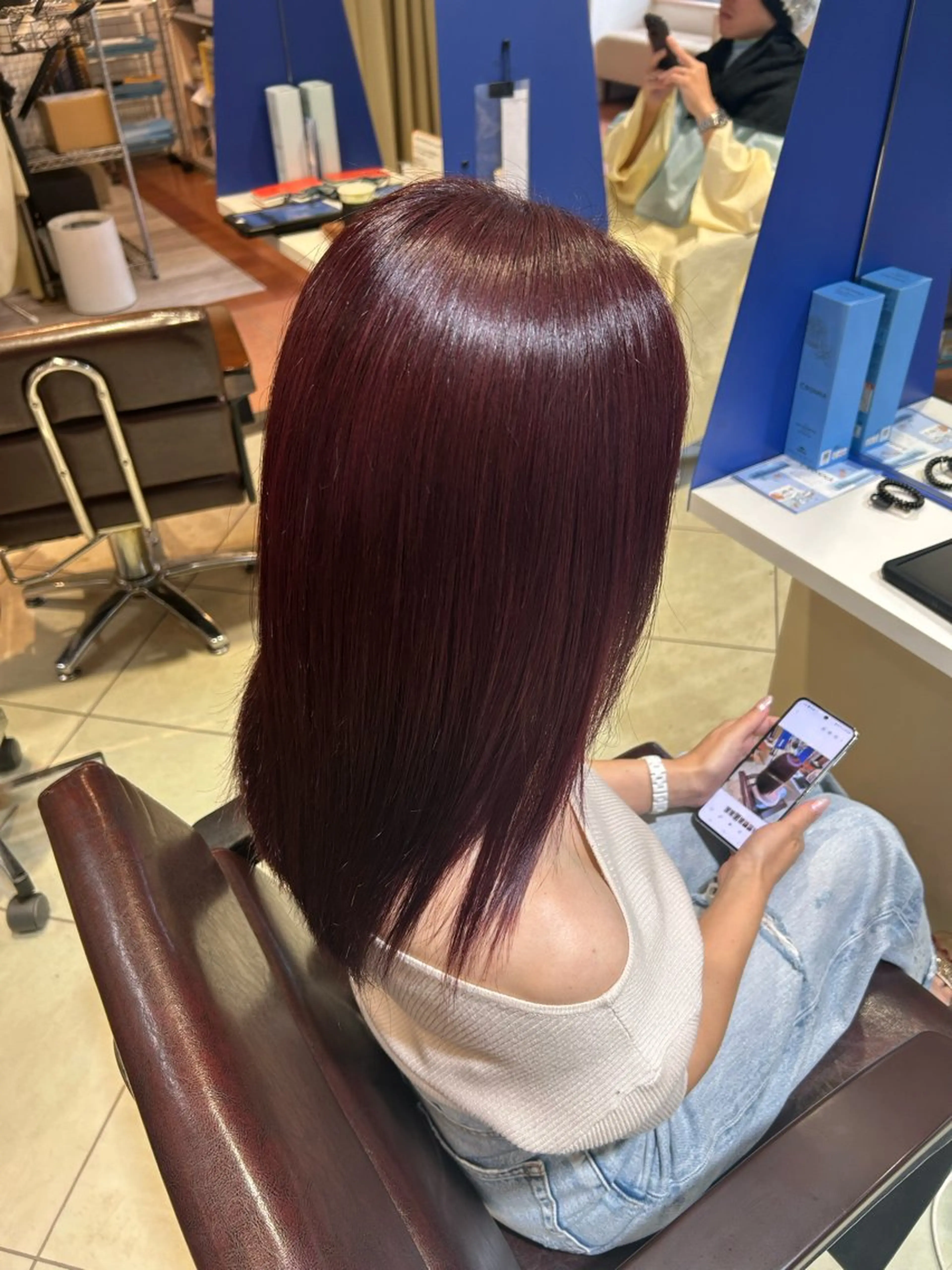 セミロング 後藤 佳世のヘアスタイル